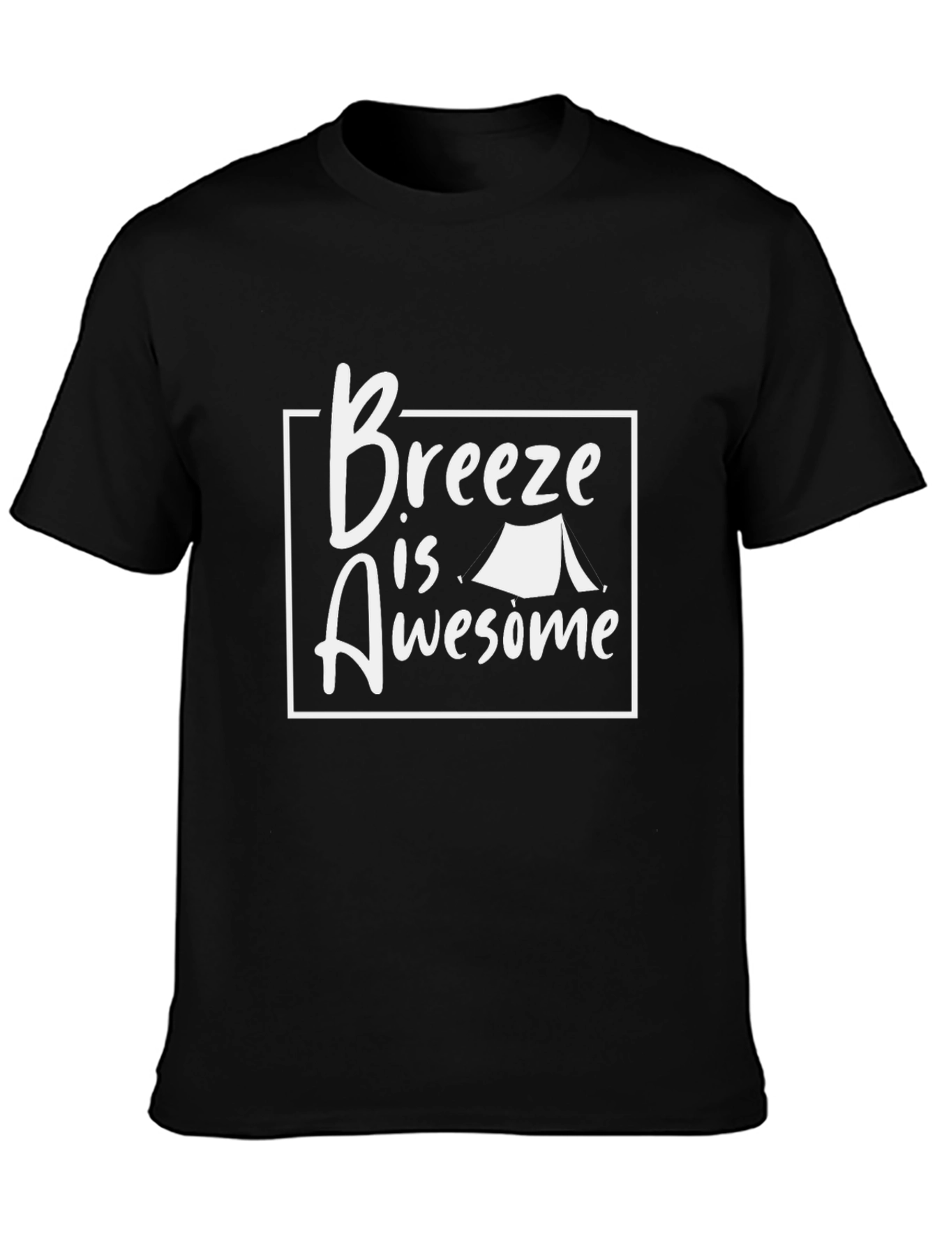 Breeze is Awesome Camping Tent Graphic Tee