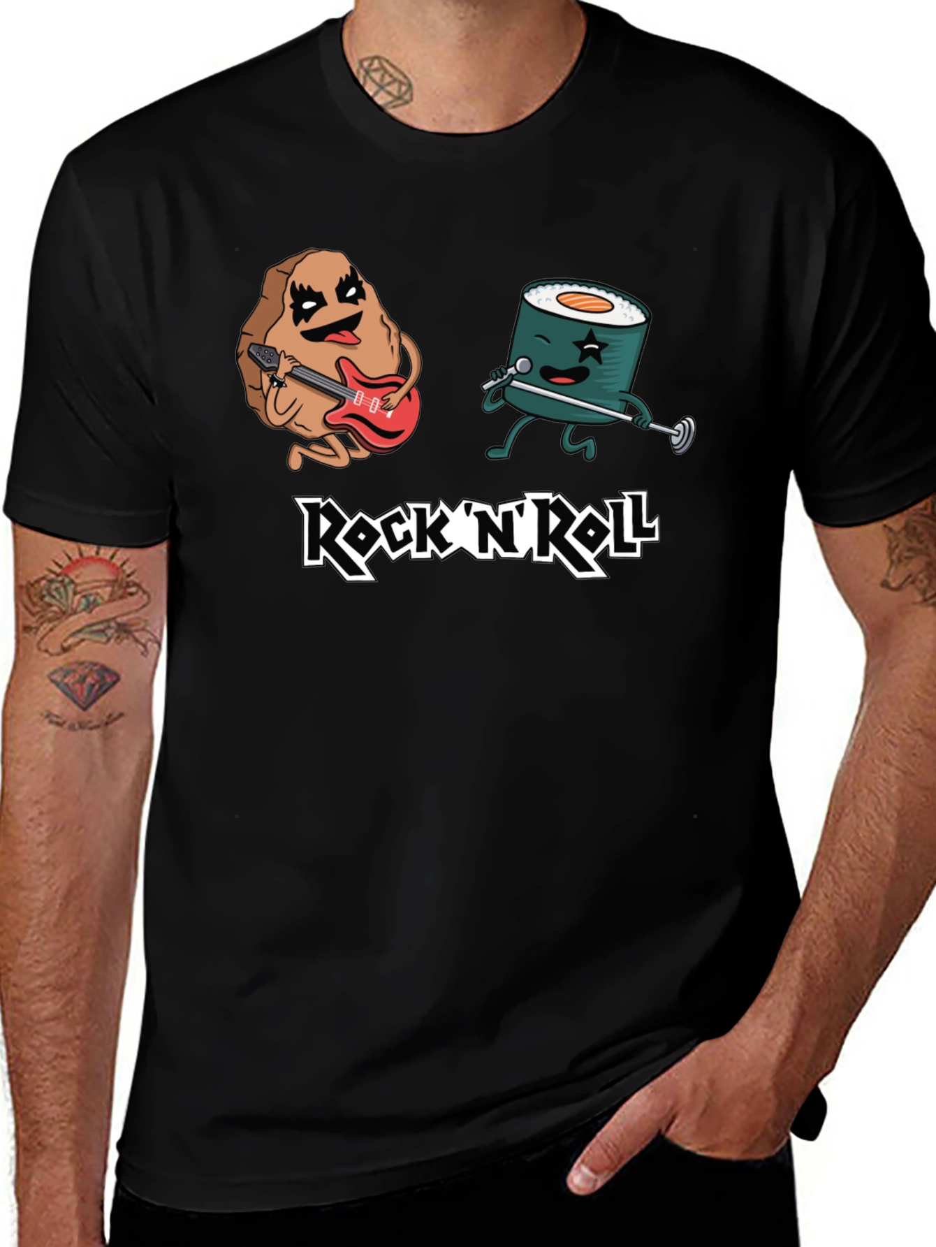 Rock N Roll Foodie T-Shirt