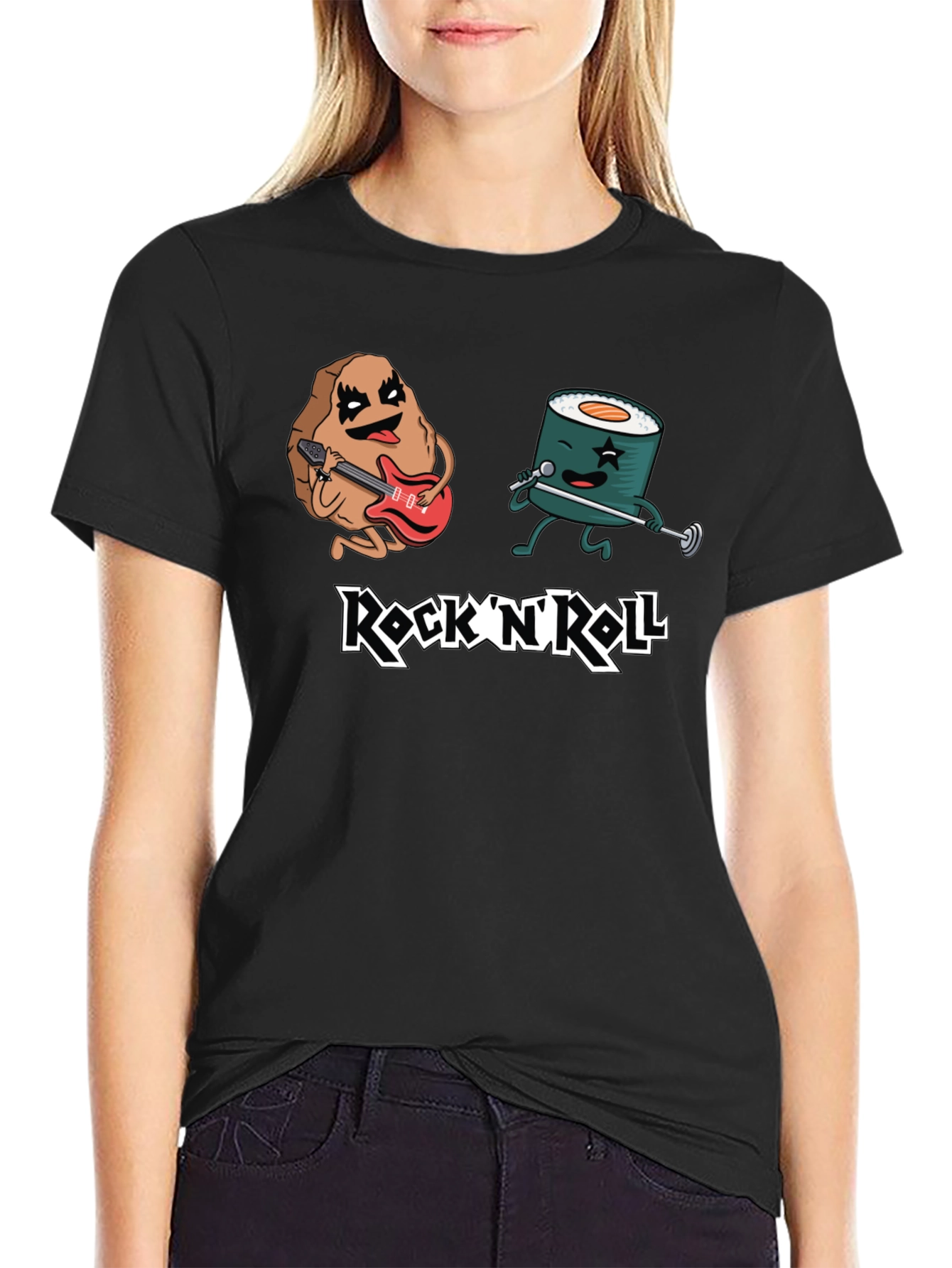Rock N Roll Foodie T-Shirt