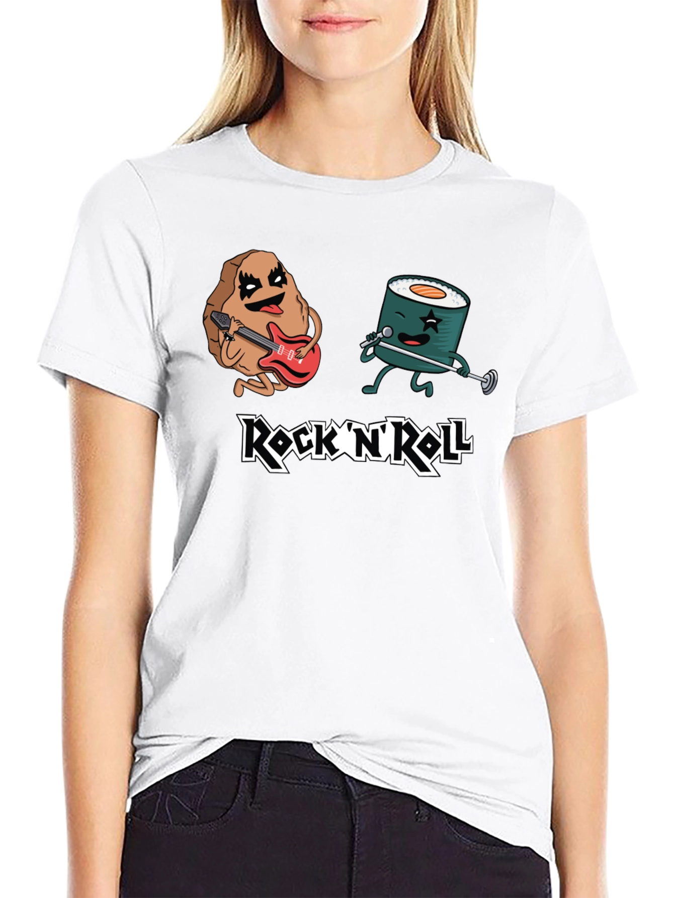 Rock N Roll Foodie T-Shirt