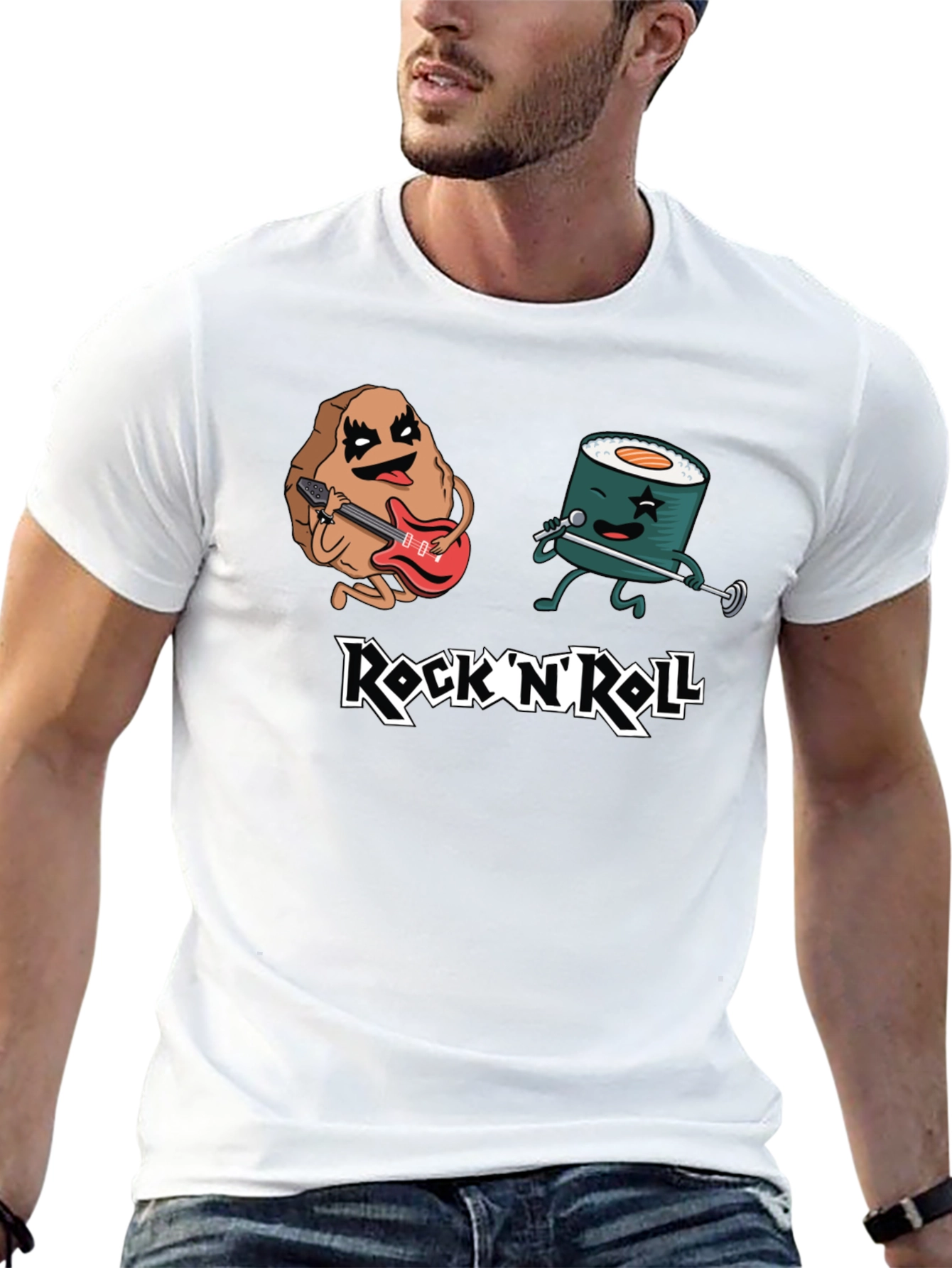 Rock N Roll Foodie T-Shirt
