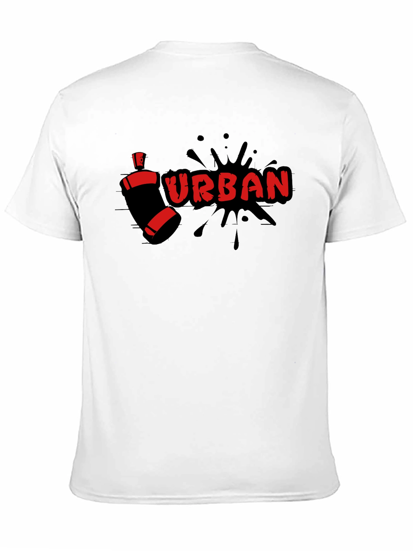Urban Spray Paint Graphic T-Shirt