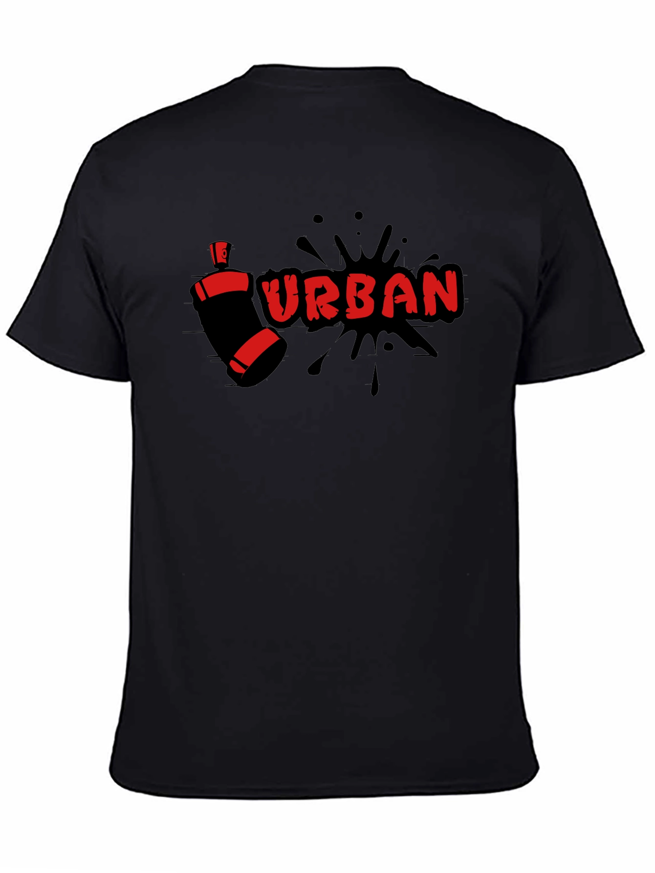 Urban Spray Paint Graphic T-Shirt