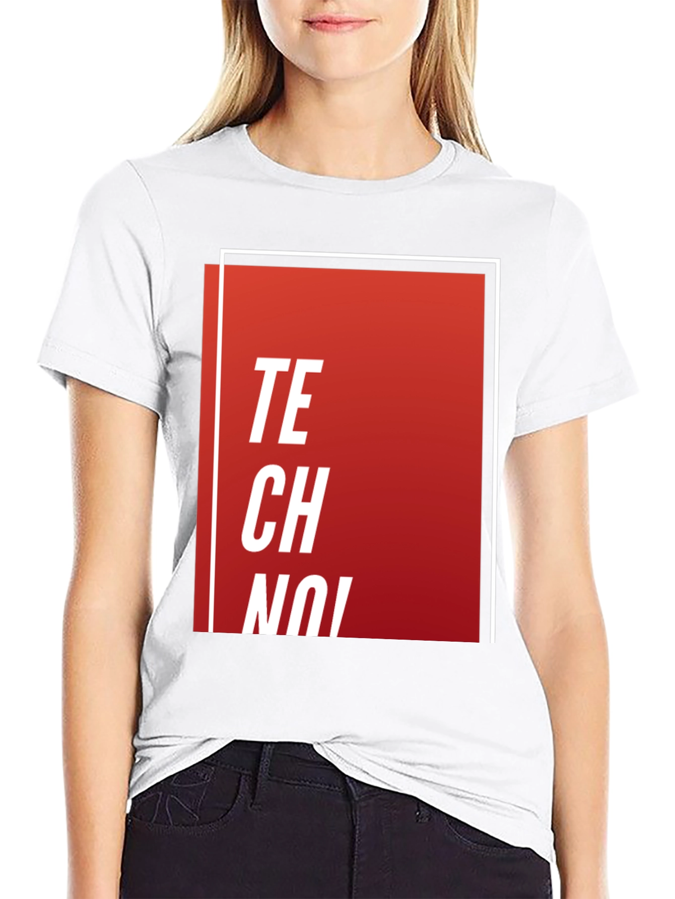 Techno Music Graphic Tee - Stylish Black T-Shirt