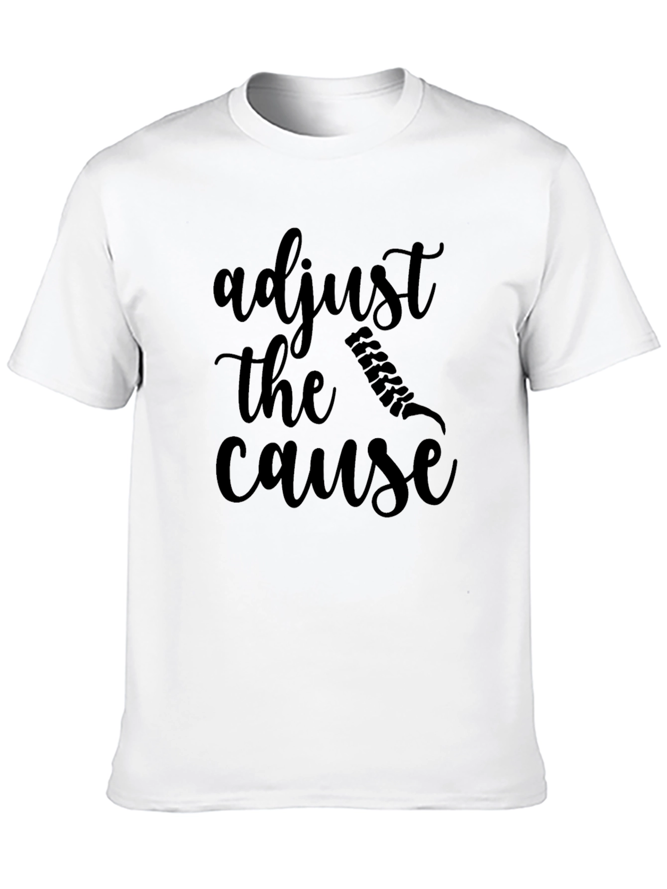 Adjust The Cause Graphic Tee - Black