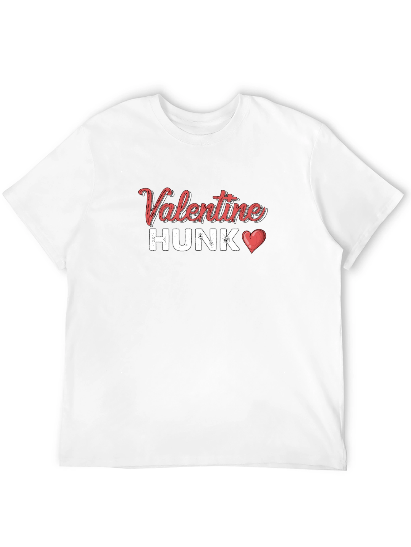Valentine Hunk Black T-Shirt