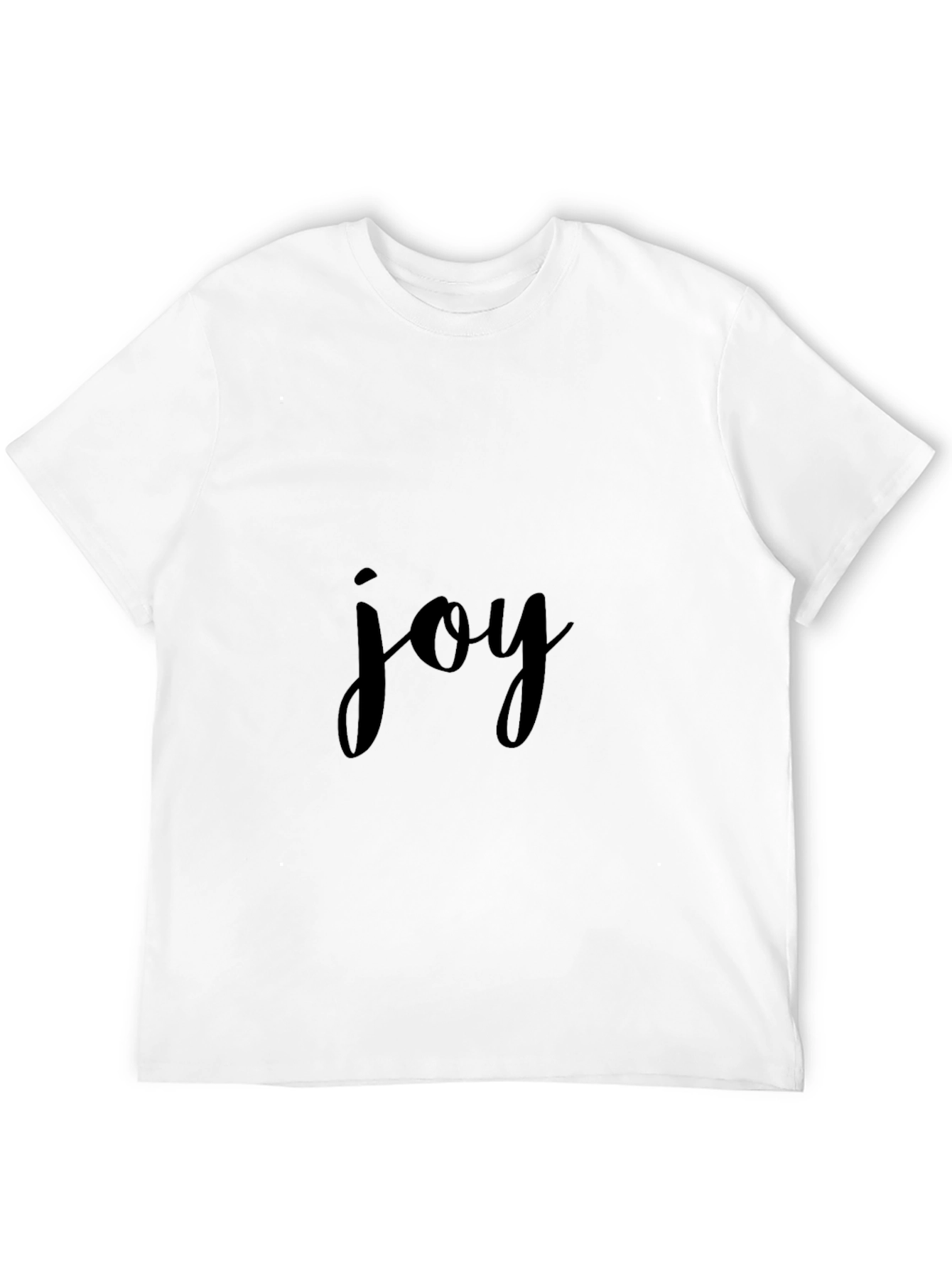 Joy Black T-Shirt - Mens Stylish Graphic Tee