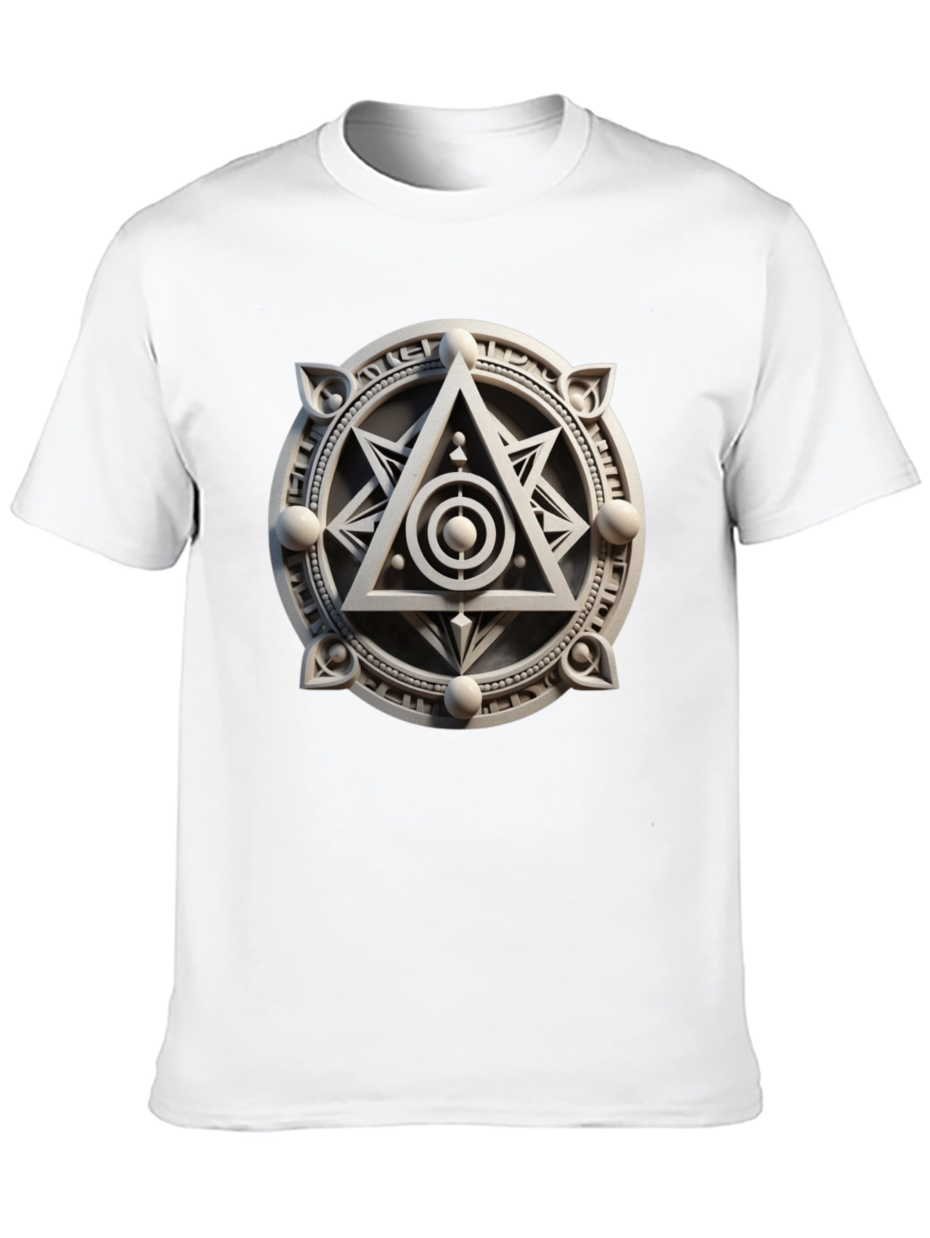 Mystic Symbol Graphic Tee - Geometric Design