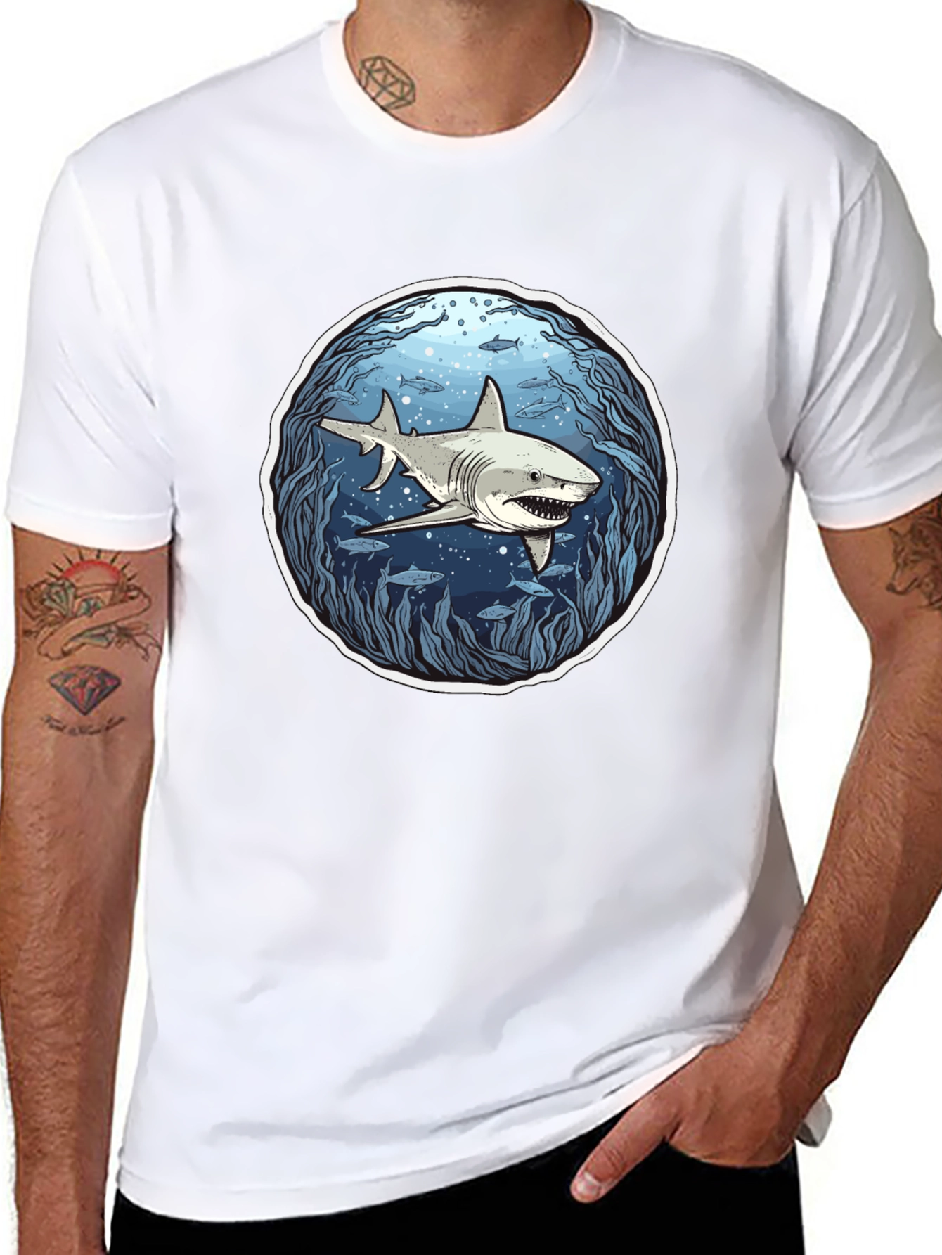 Shark Graphic Tee - Ocean Adventure