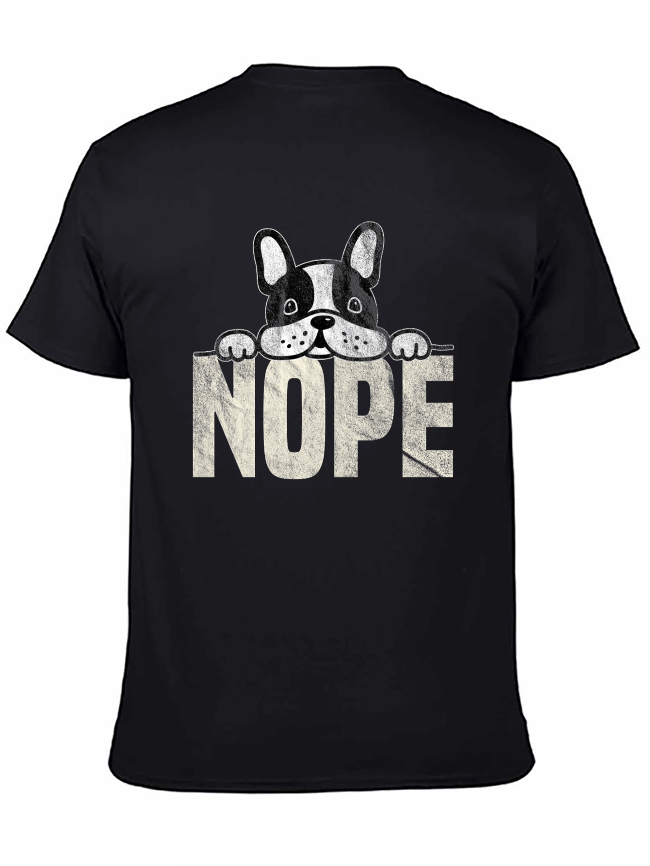 Nope Dog T-Shirt - Funny Graphic Tee