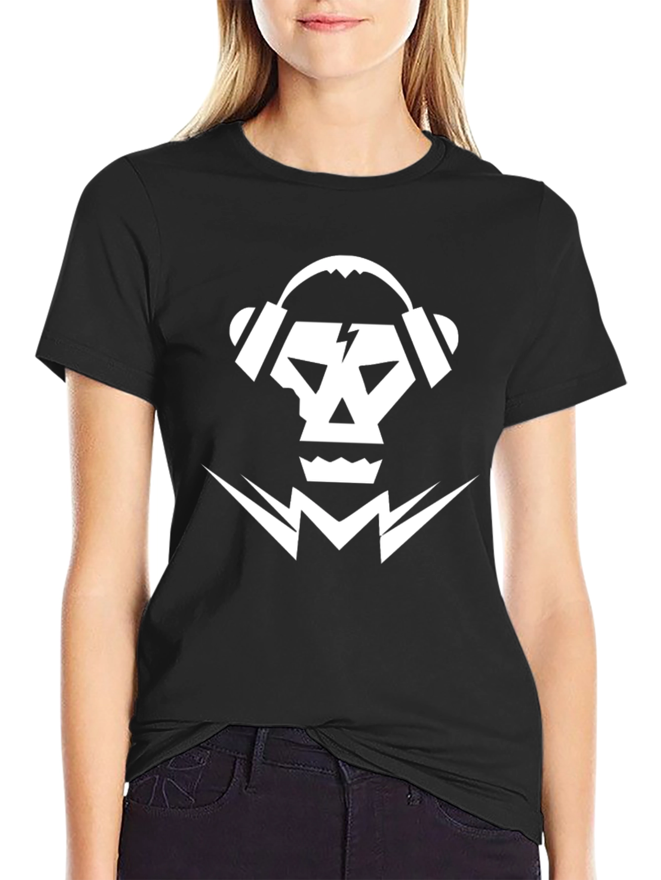 Skull Headphone Graphic Tee