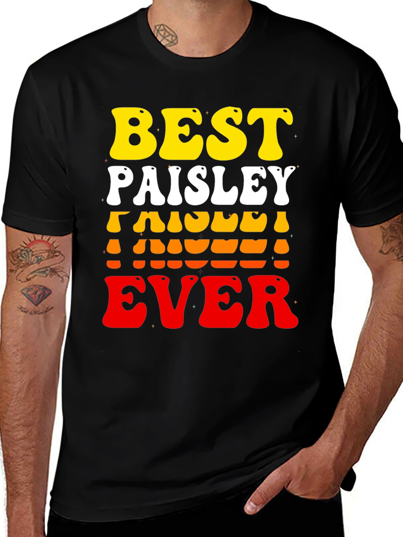Best Paisley Ever T-Shirt - Retro Style Tee