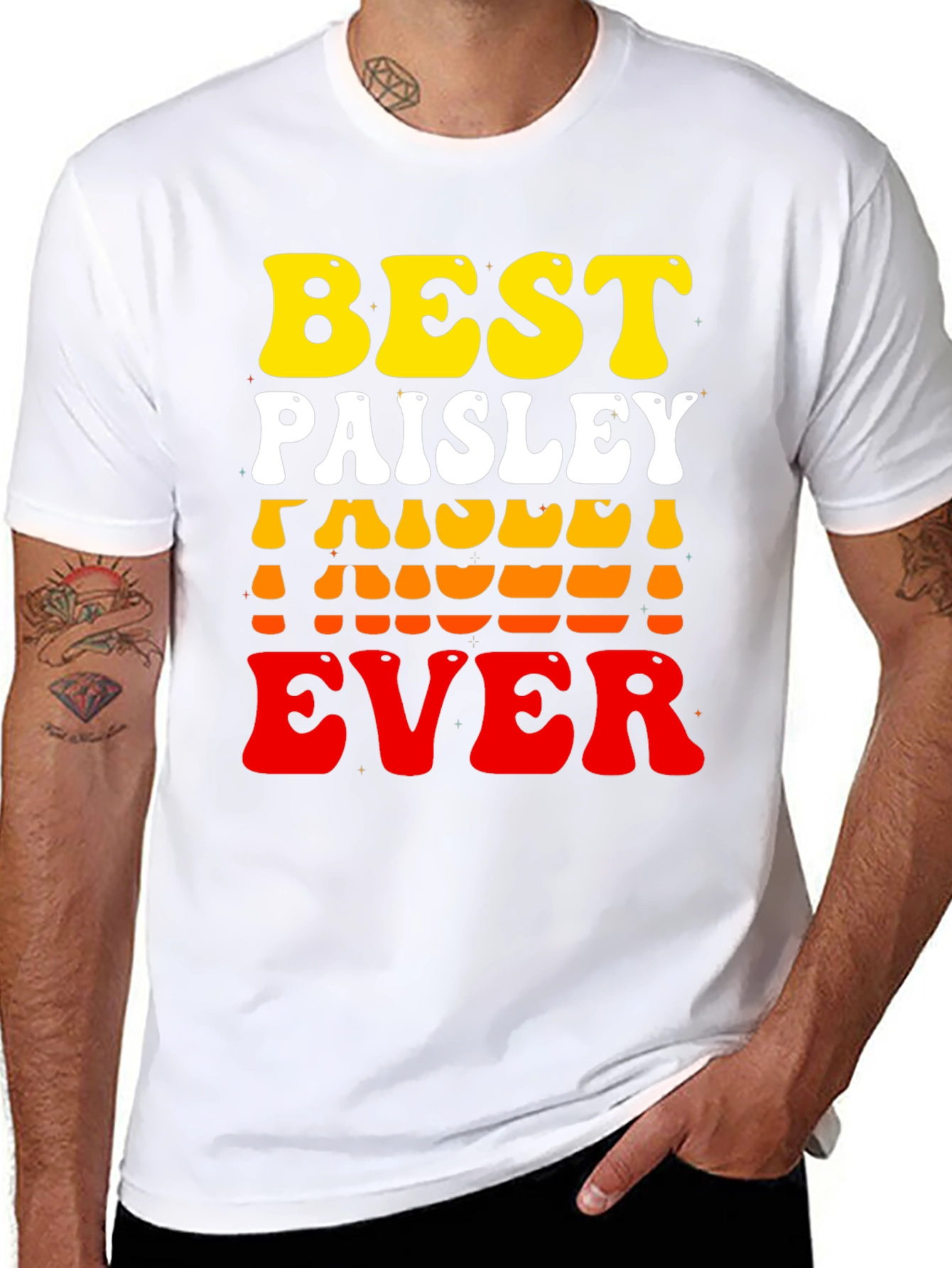 Best Paisley Ever T-Shirt - Retro Style Tee