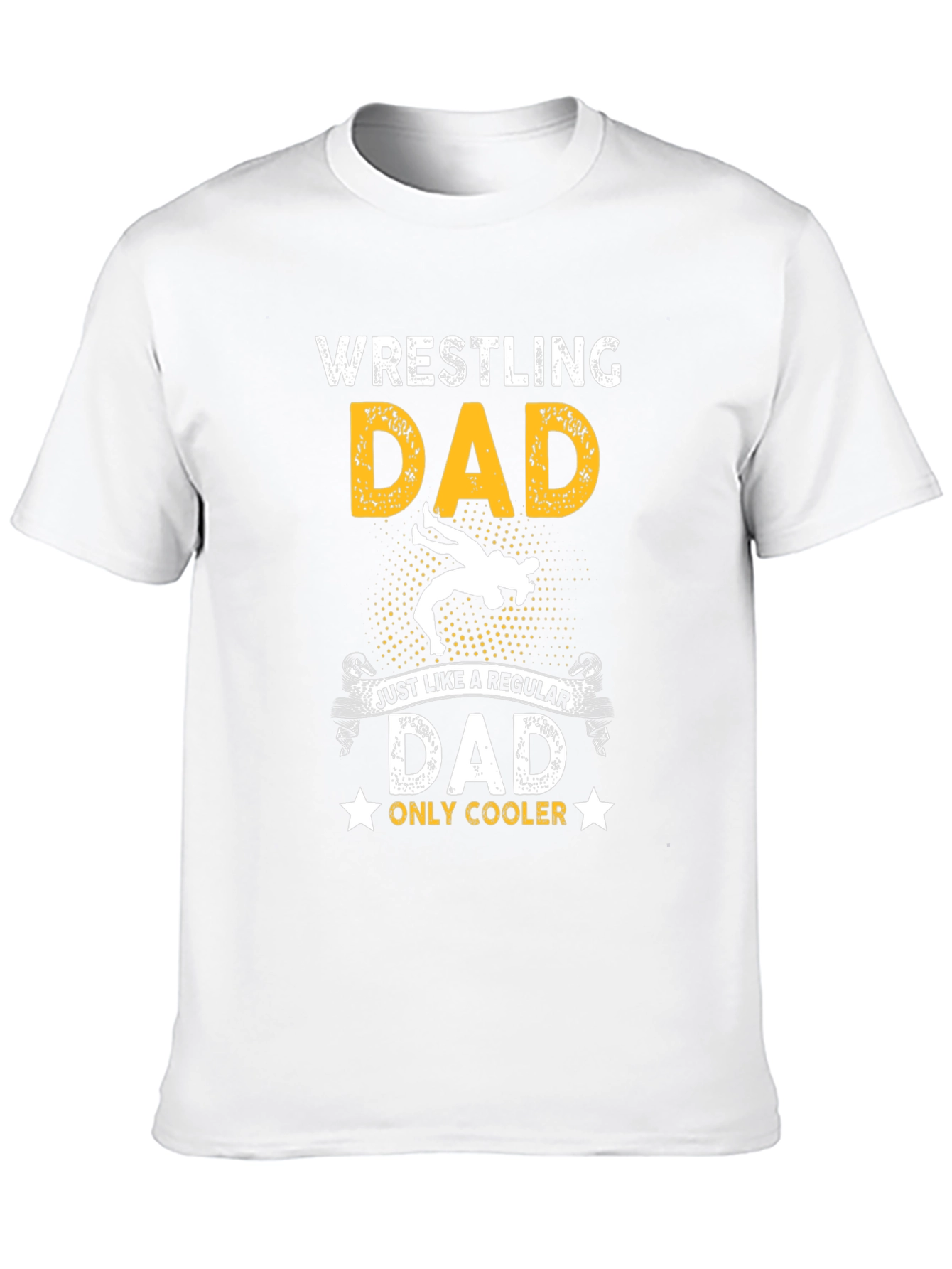 Wrestling Dad Graphic T-Shirt - Cool Fathers Day Gift
