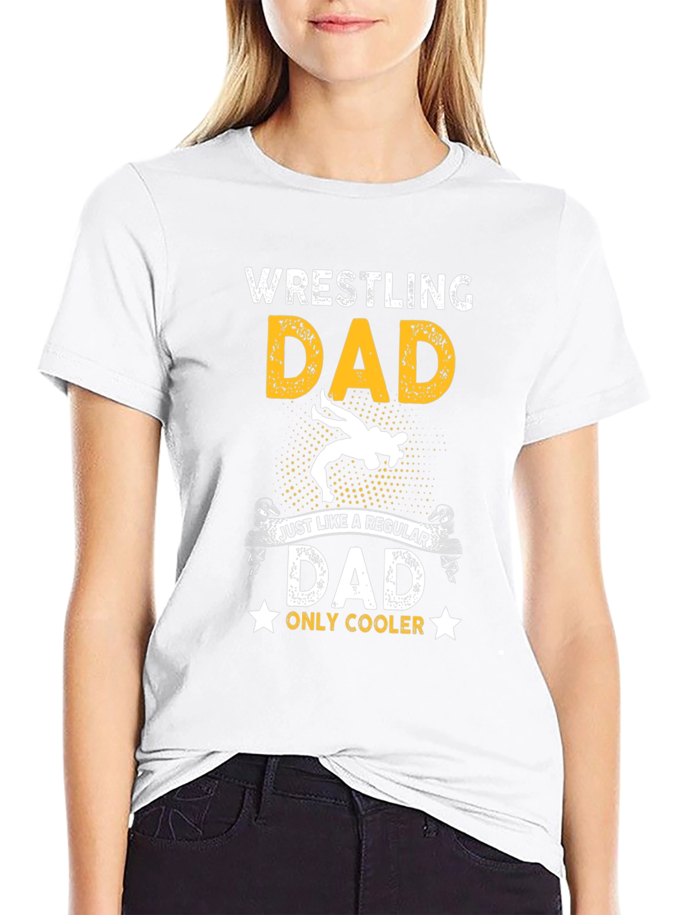 Wrestling Dad Graphic T-Shirt - Cool Fathers Day Gift