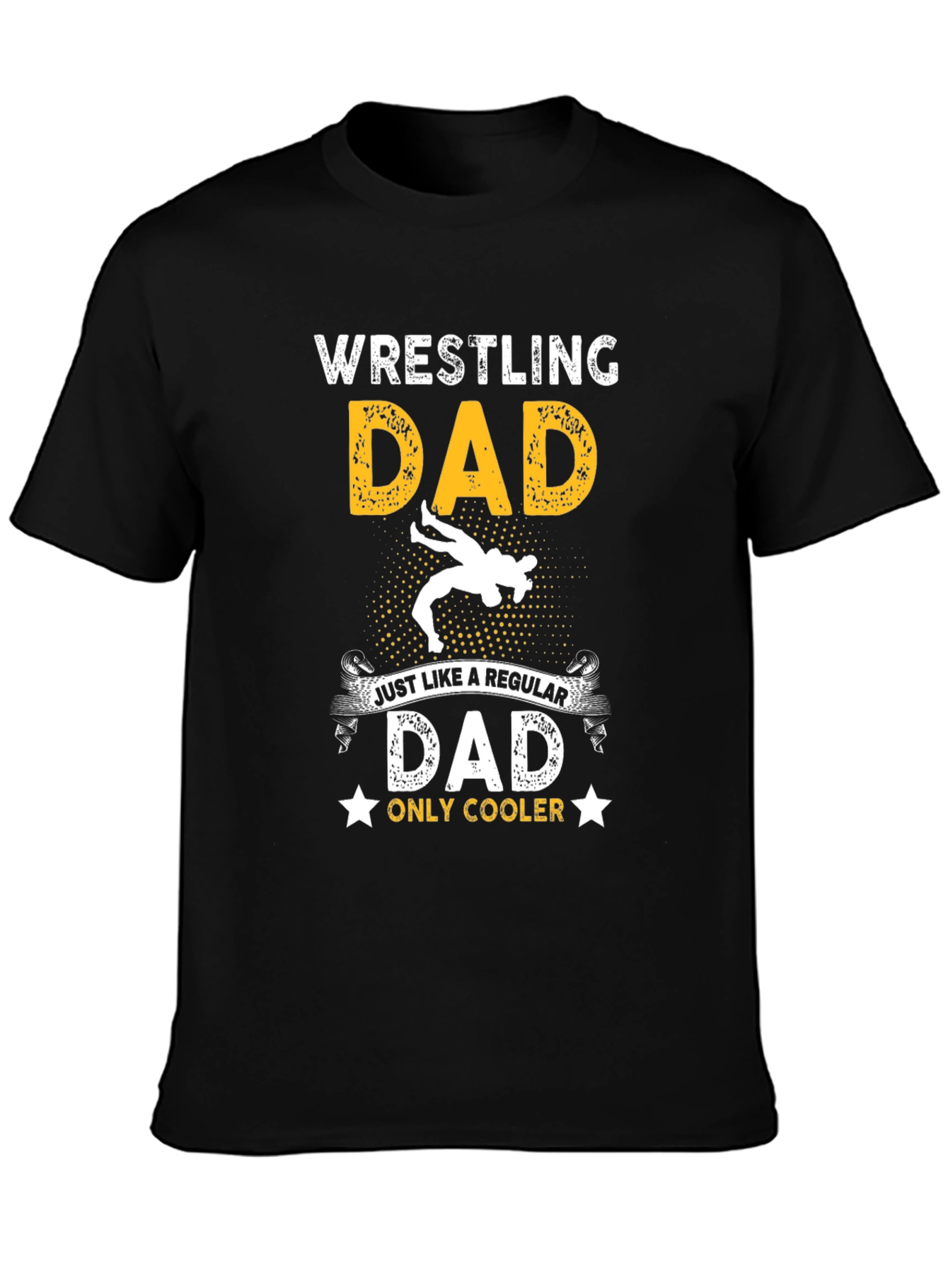 Wrestling Dad Graphic T-Shirt - Cool Fathers Day Gift