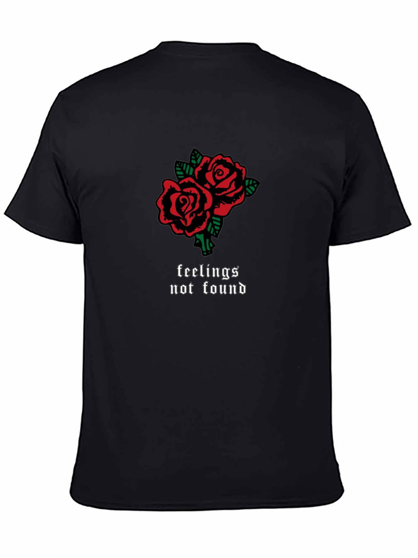 Feelings Not Found Graphic Tee - Black