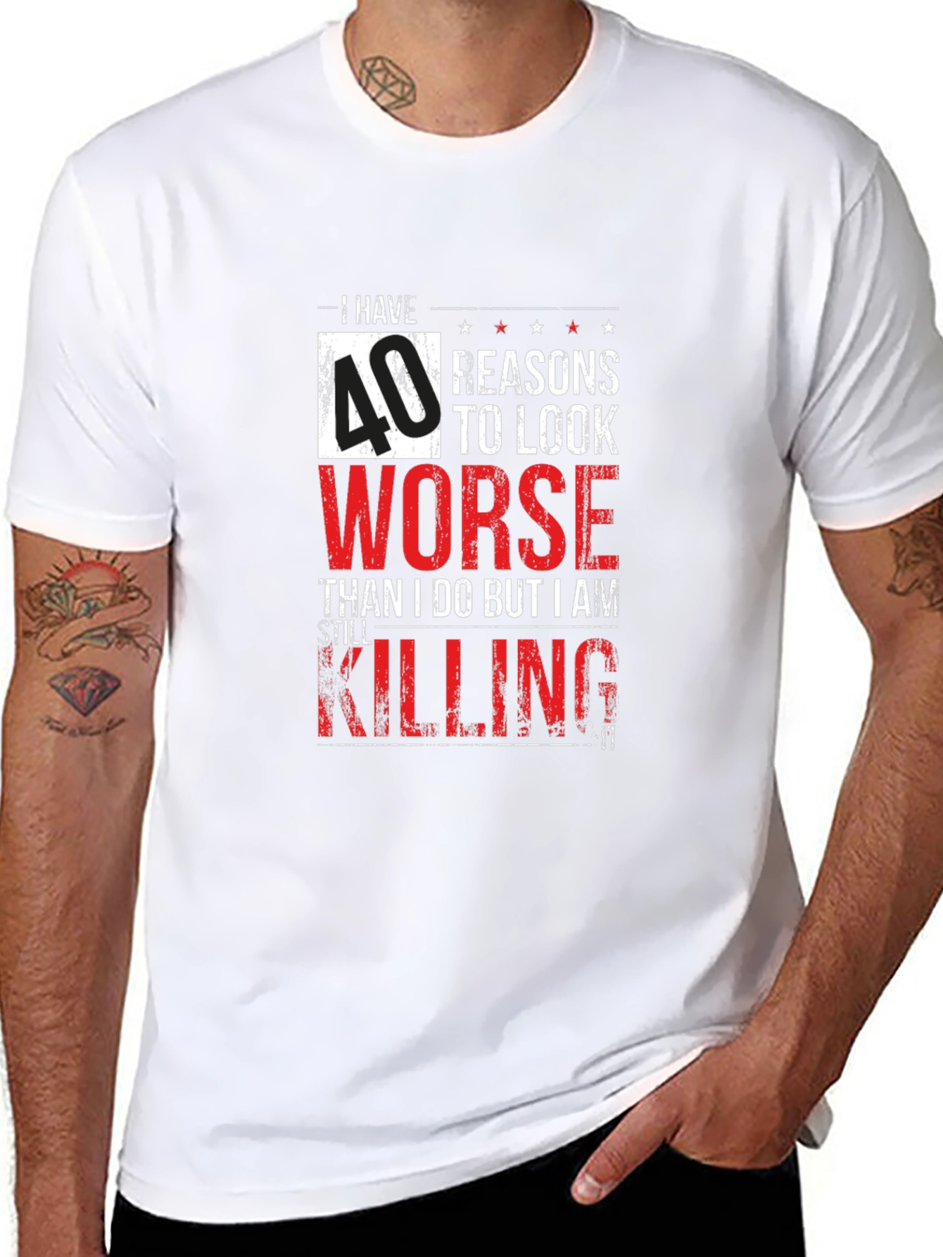 Funny 40th Birthday T-Shirt - Still Killing It