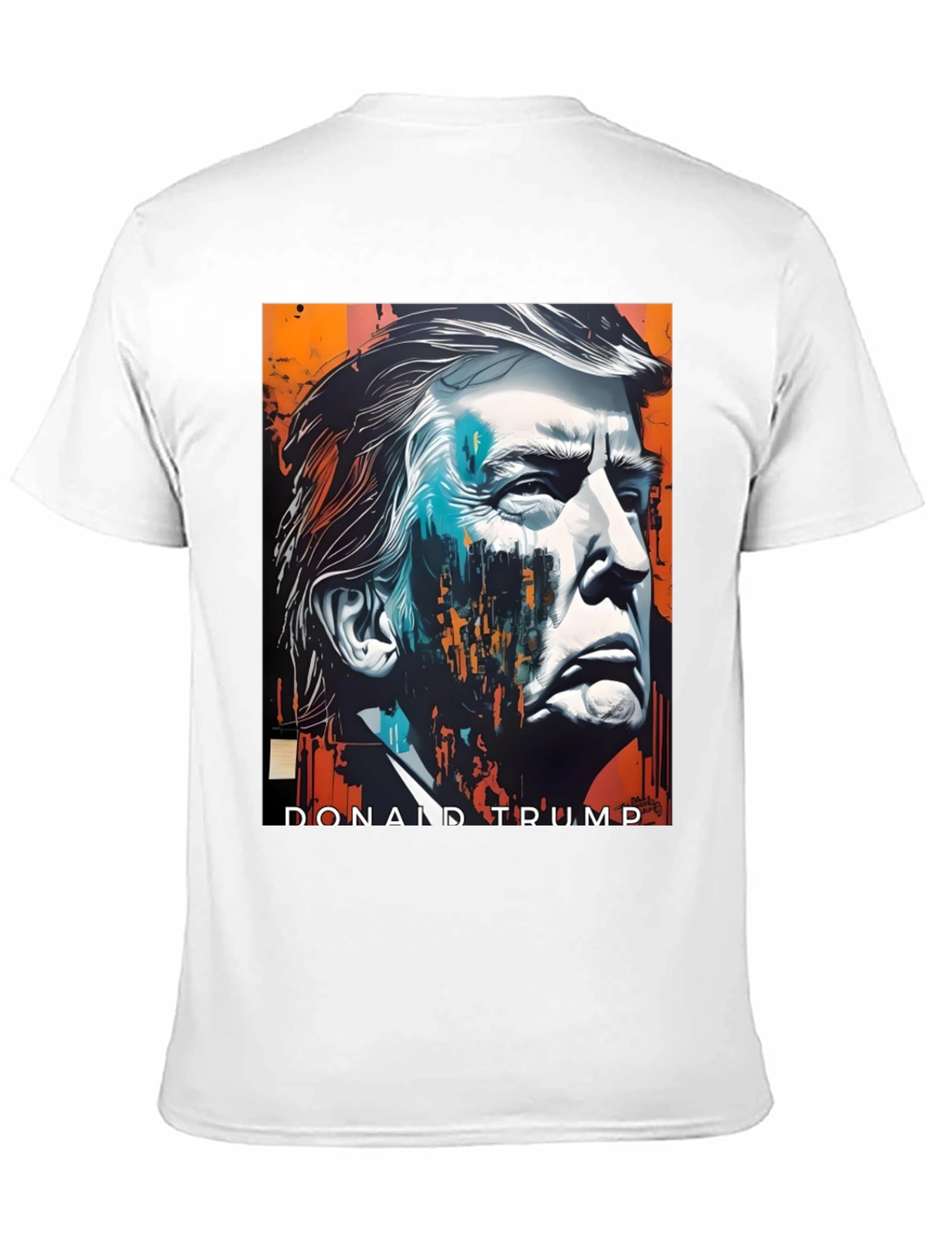 Donald Trump Graphic Print Tee - Black