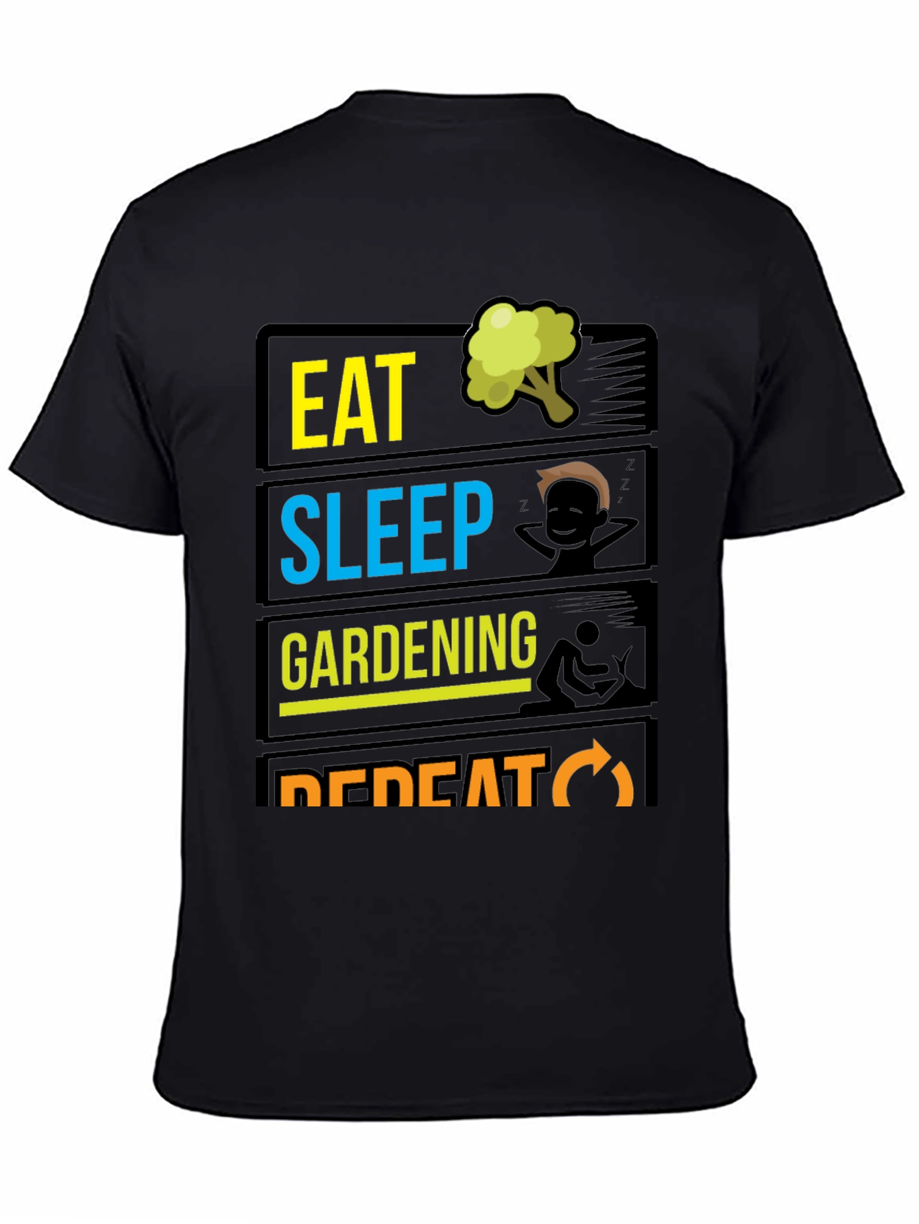 Eat Sleep Gardening Repeat T-Shirt