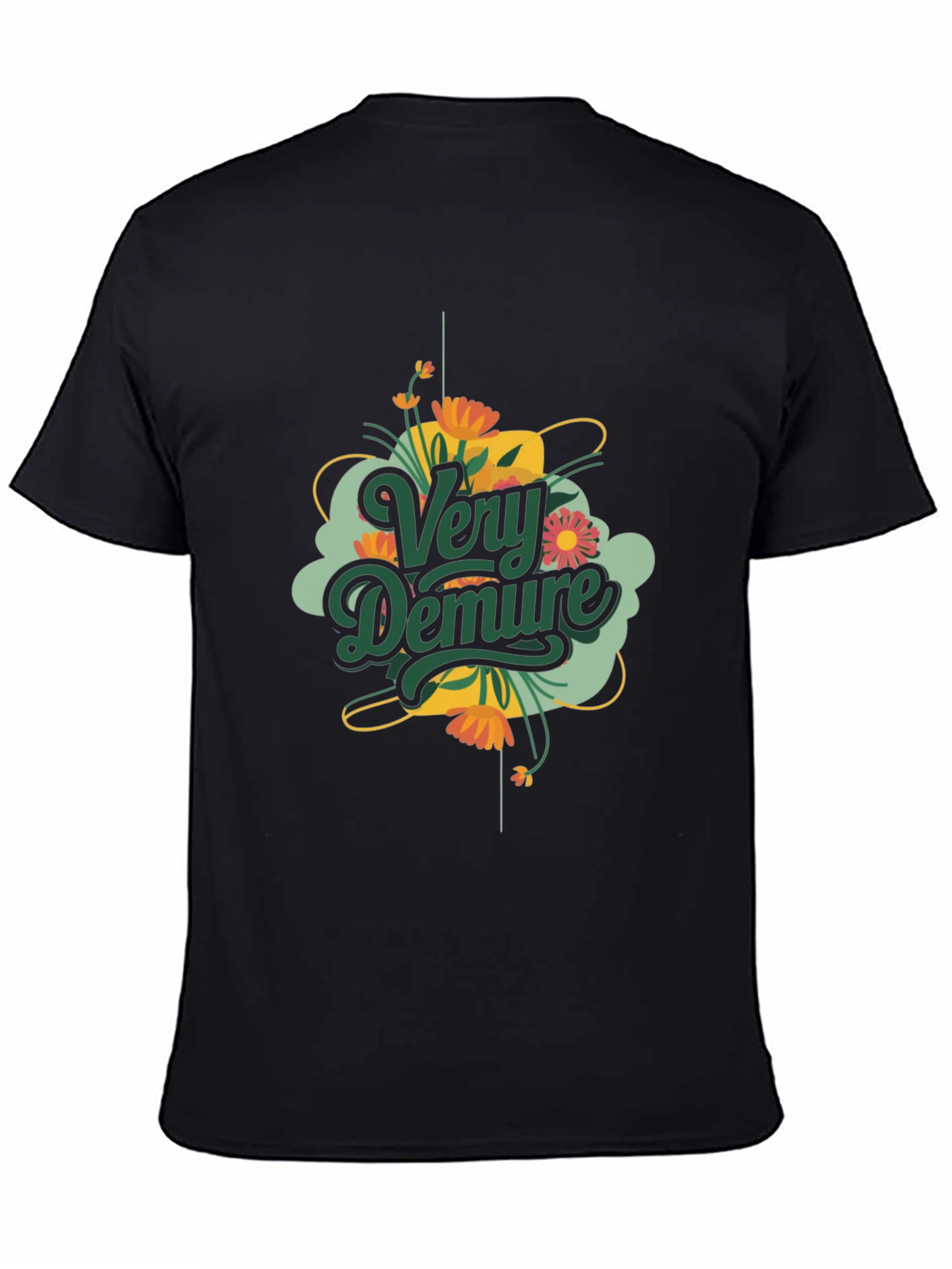 Very Demure Graphic T-Shirt Black
