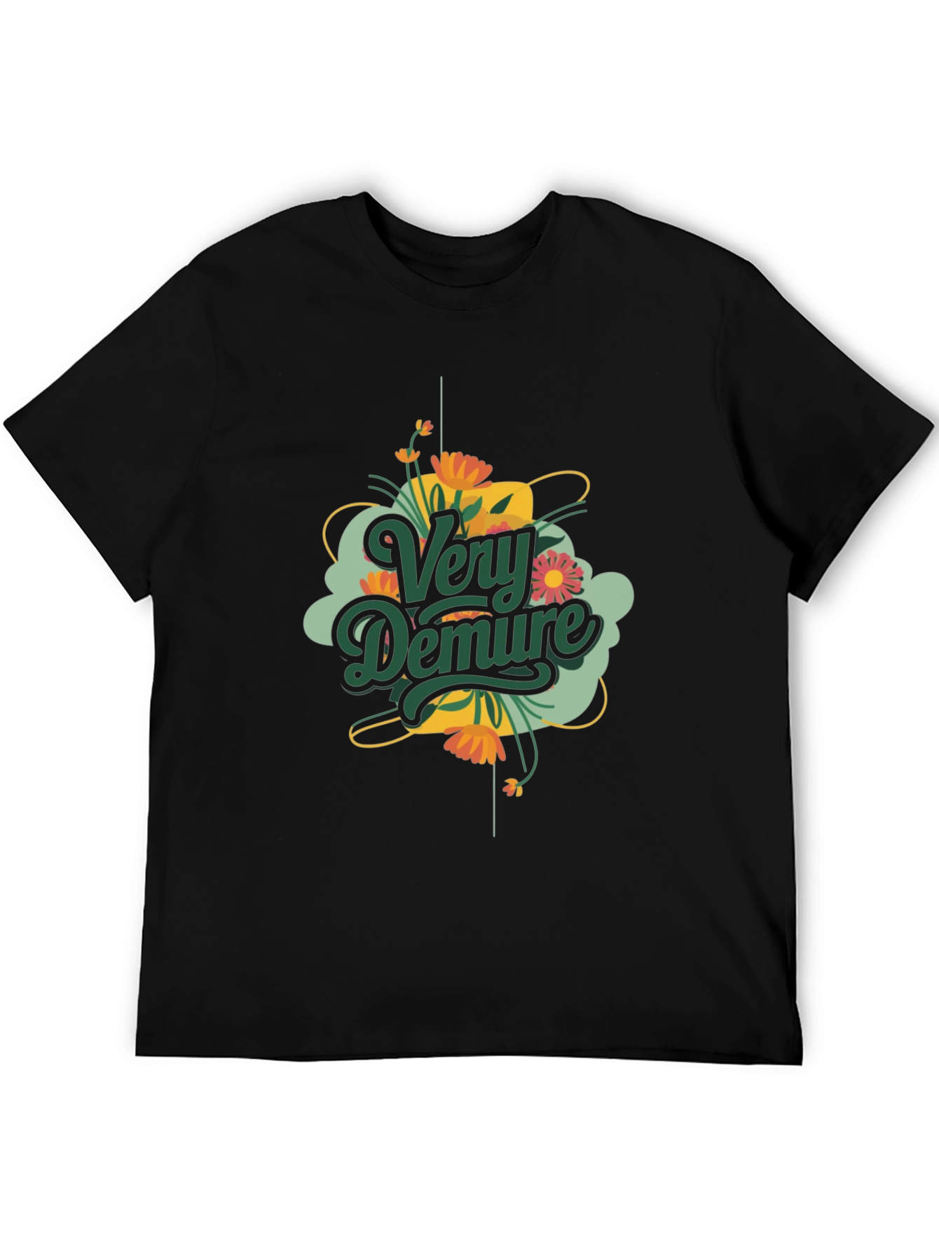 Very Demure Graphic T-Shirt Black