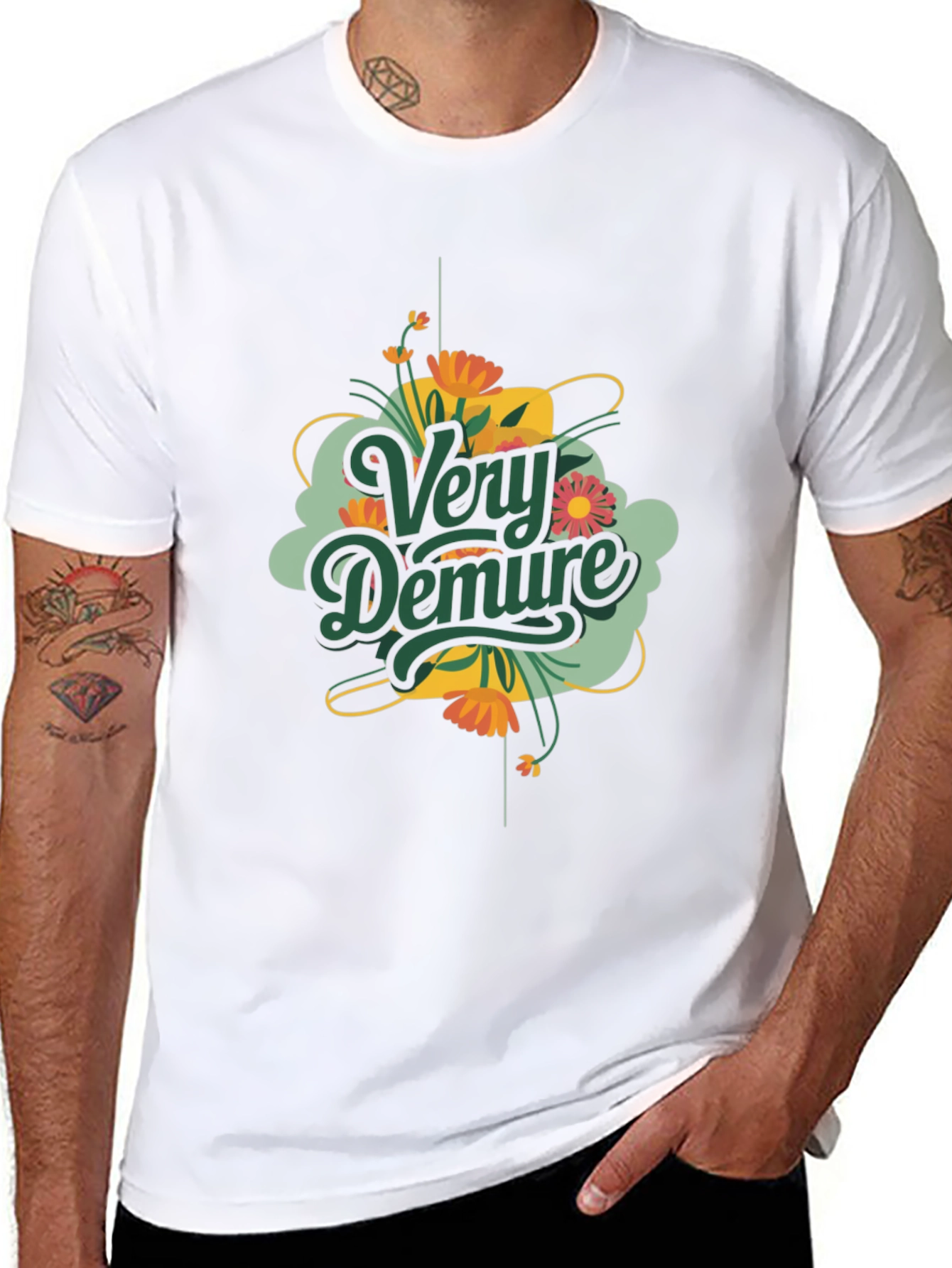 Very Demure Graphic T-Shirt Black