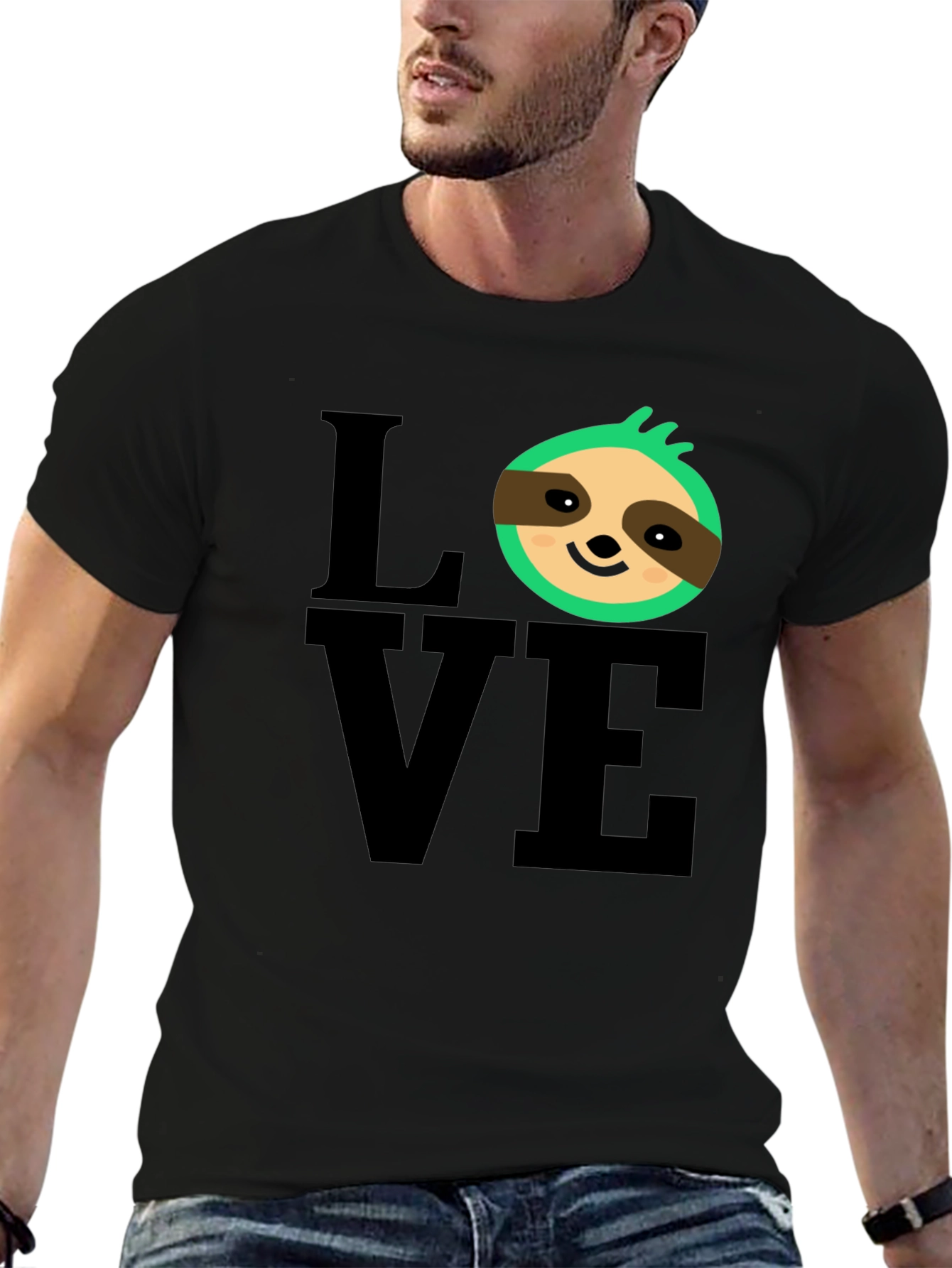Sloth Love T-Shirt - Cute & Fun Graphic Tee