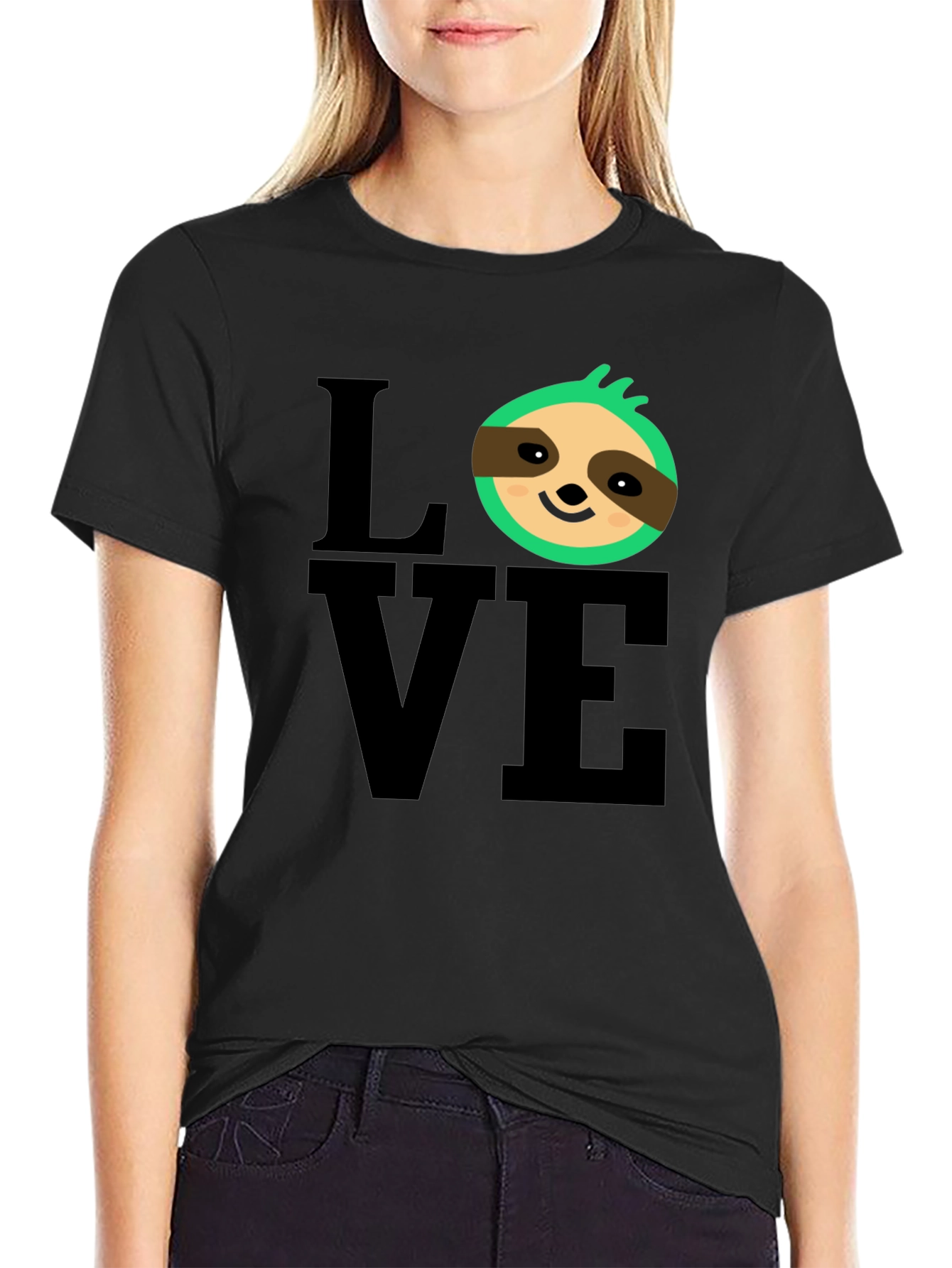 Sloth Love T-Shirt - Cute & Fun Graphic Tee