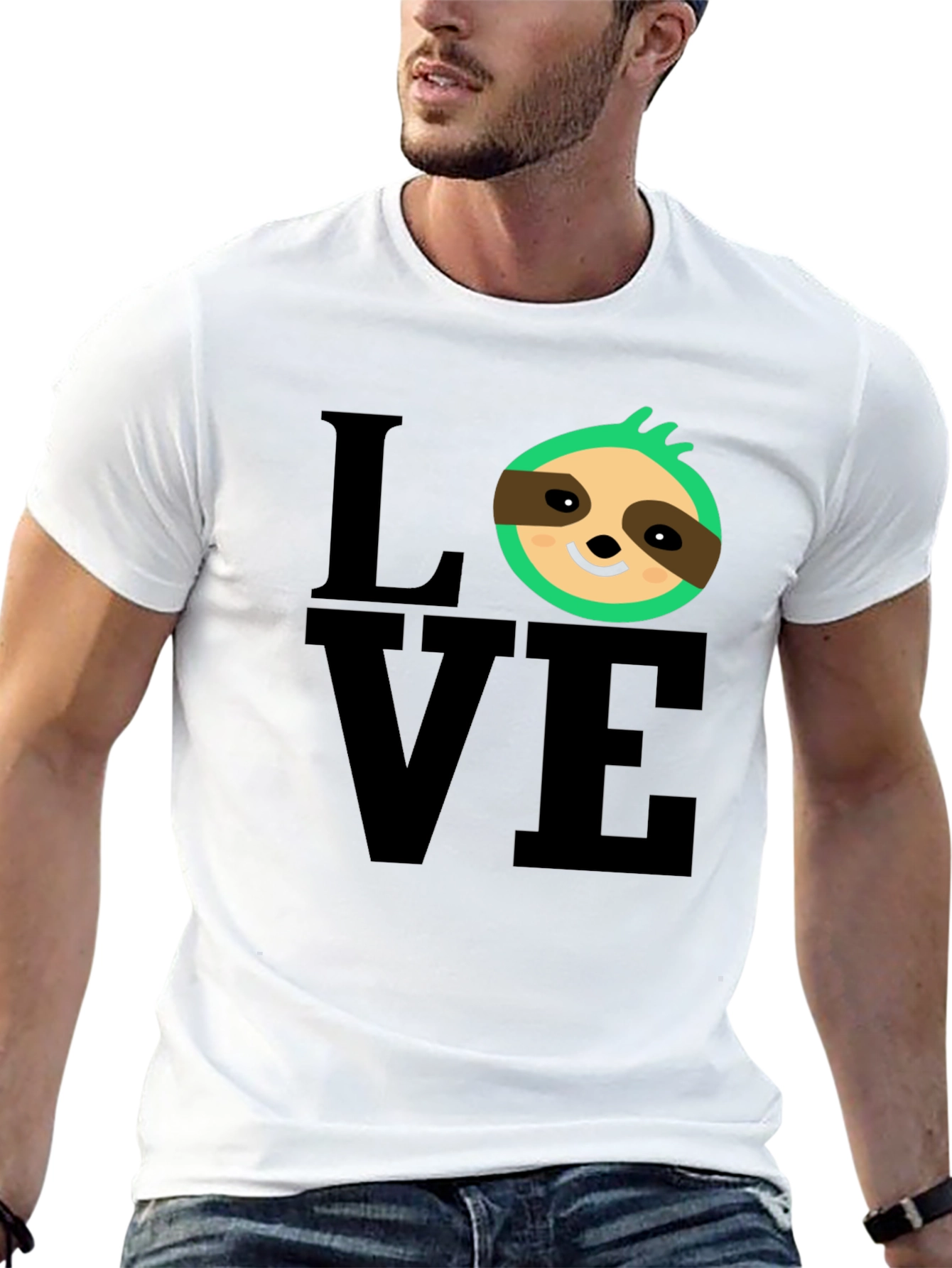 Sloth Love T-Shirt - Cute & Fun Graphic Tee
