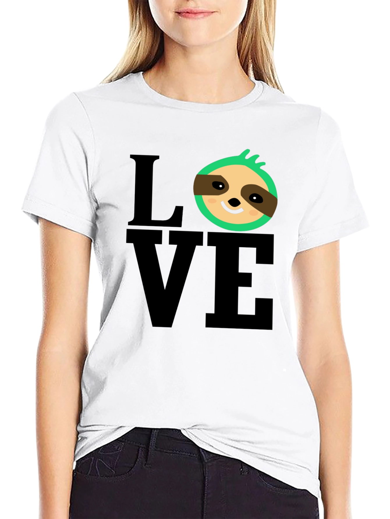 Sloth Love T-Shirt - Cute & Fun Graphic Tee