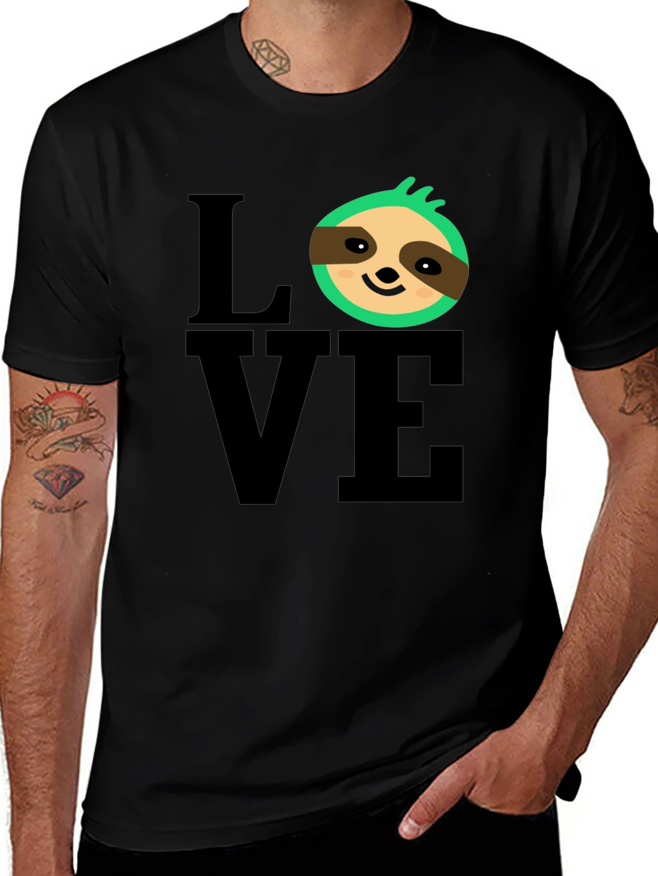 Sloth Love T-Shirt - Cute & Fun Graphic Tee