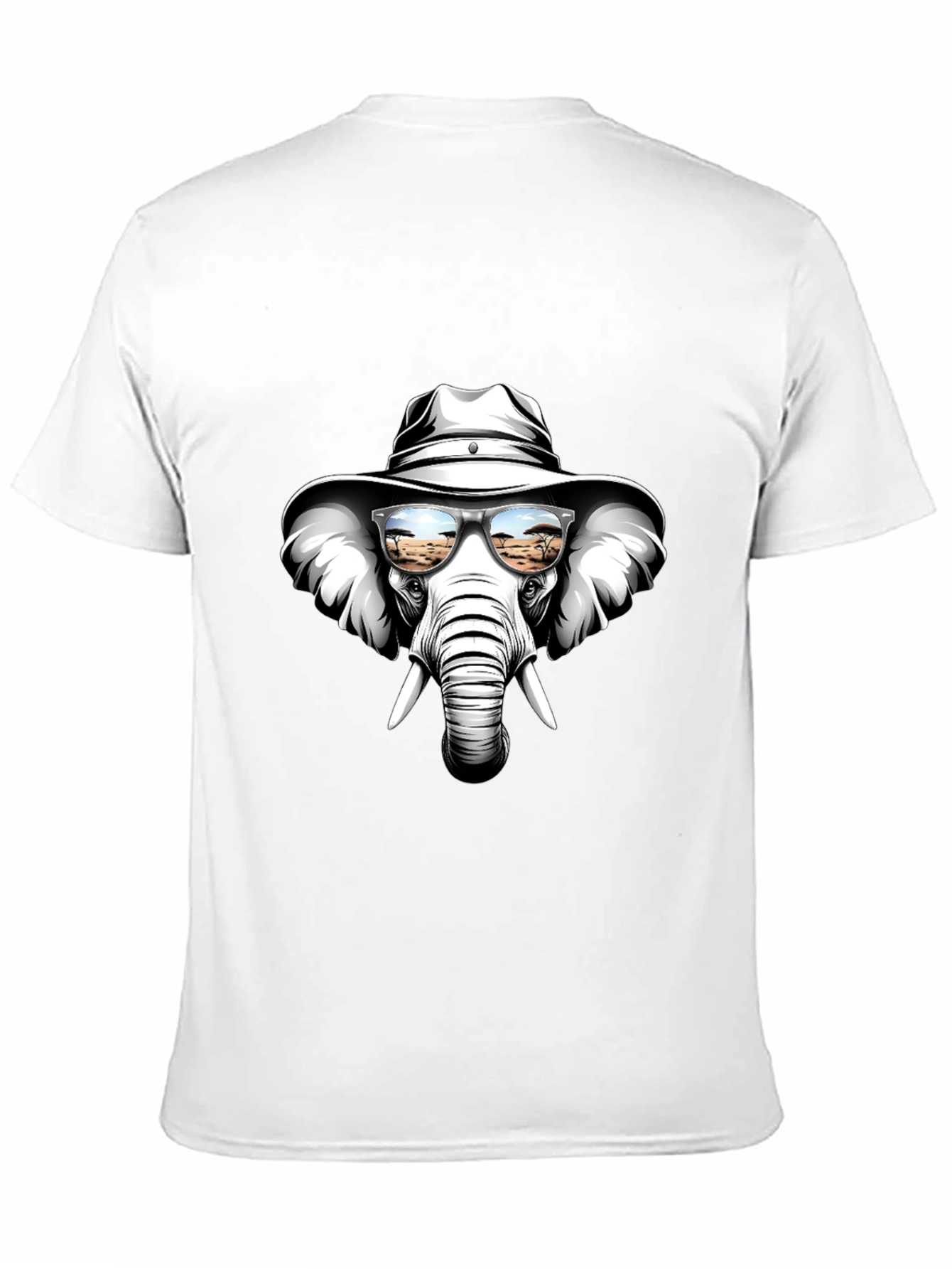 Cool Elephant T-Shirt: Safari Shades & Cowboy Hat
