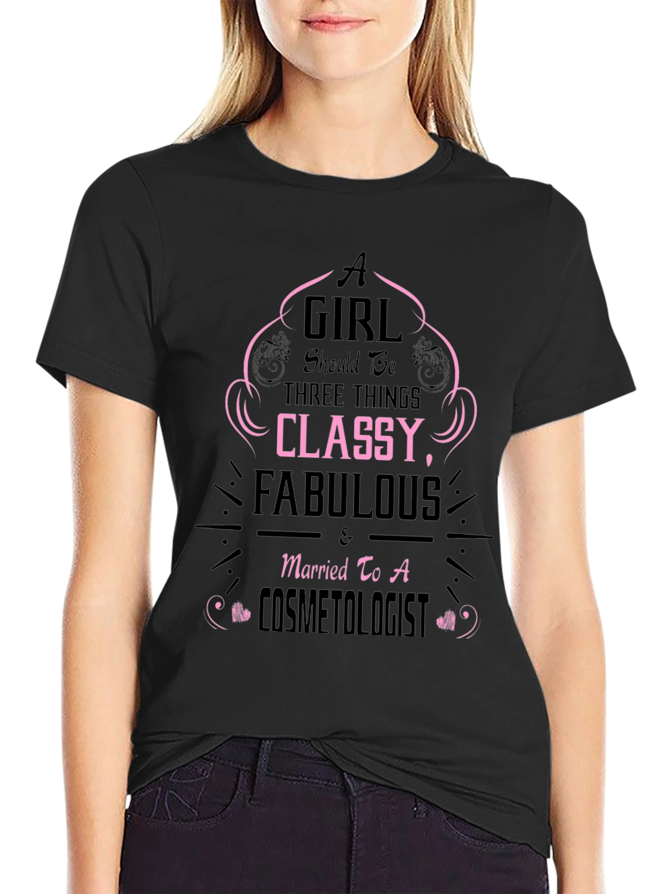 Classy Cosmetologist Graphic Tee