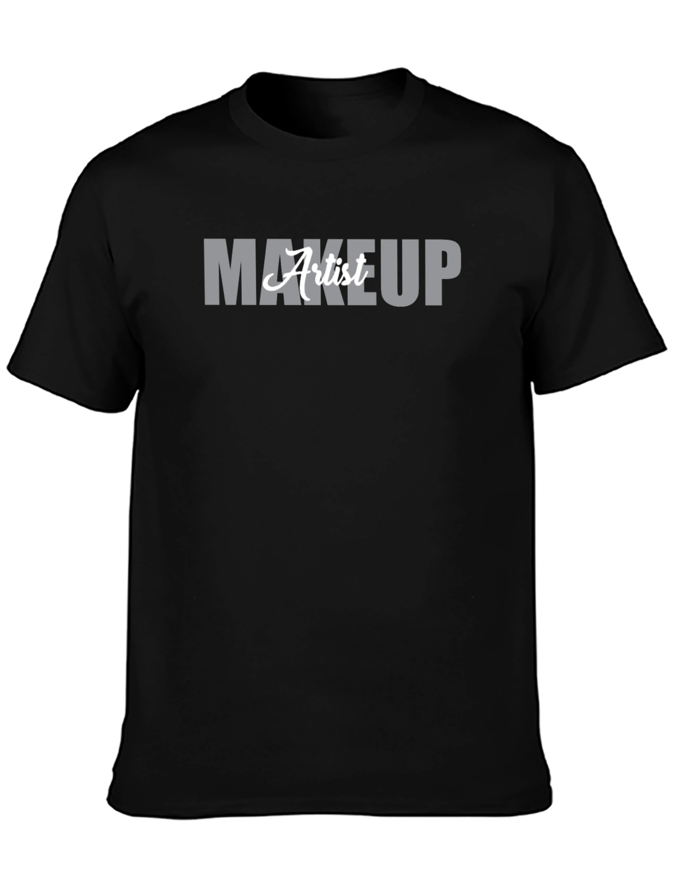 Makeup Artist Graphic T-Shirt - Black