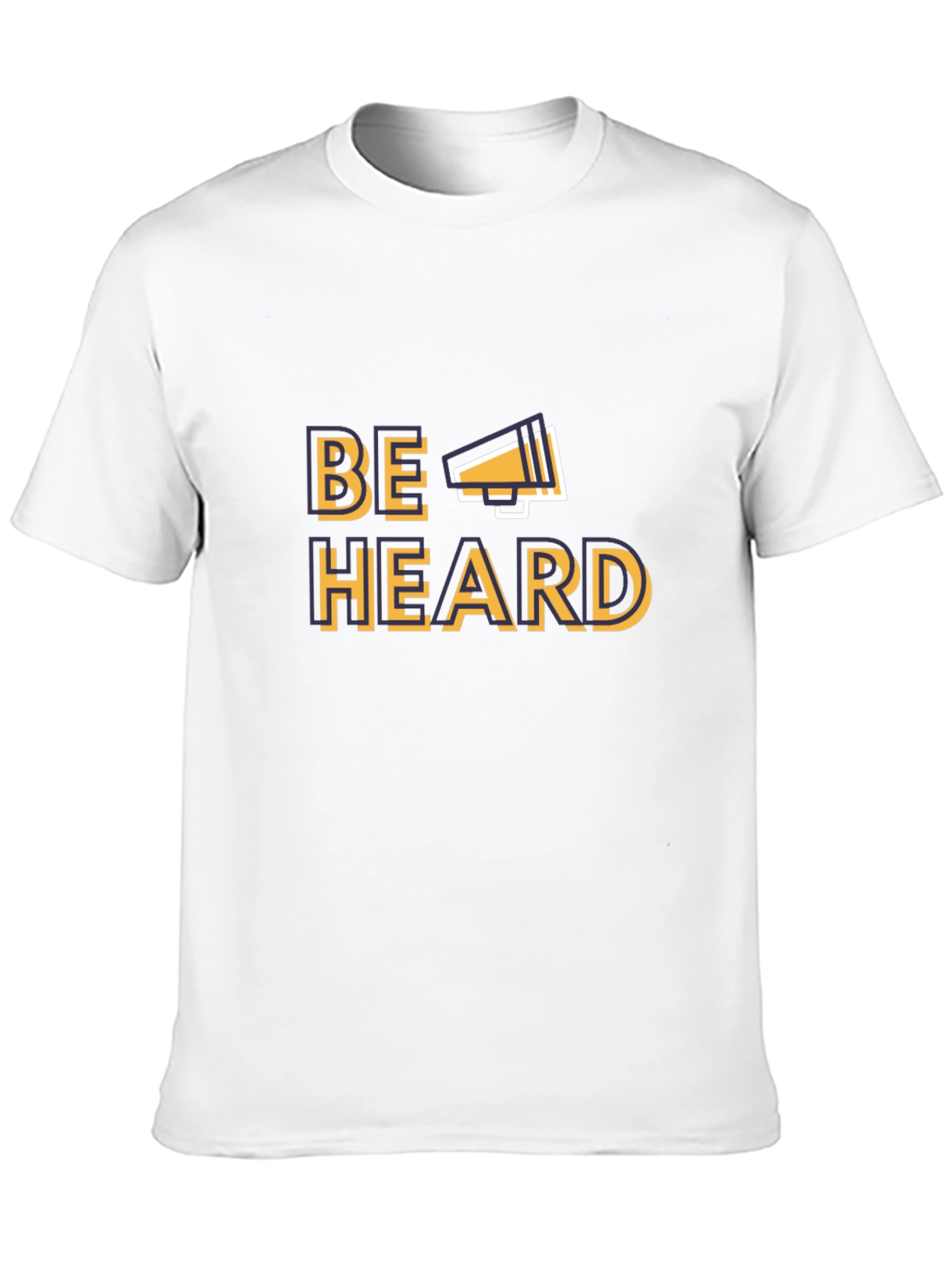 Be Heard Graphic T-Shirt - Black Cotton Tee