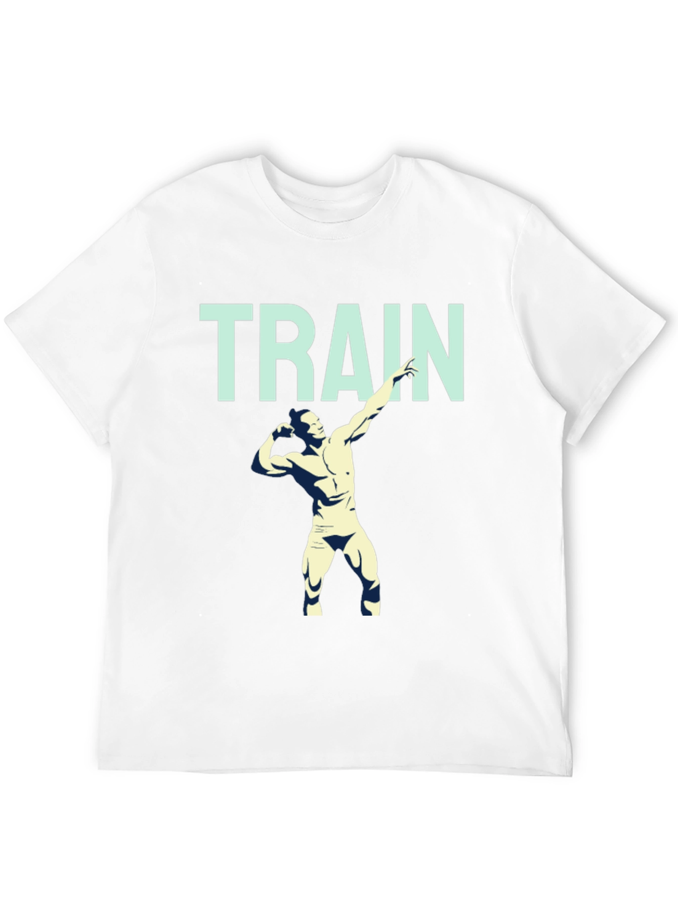 Train Gym T-Shirt Bodybuilder Fitness Workout Tee