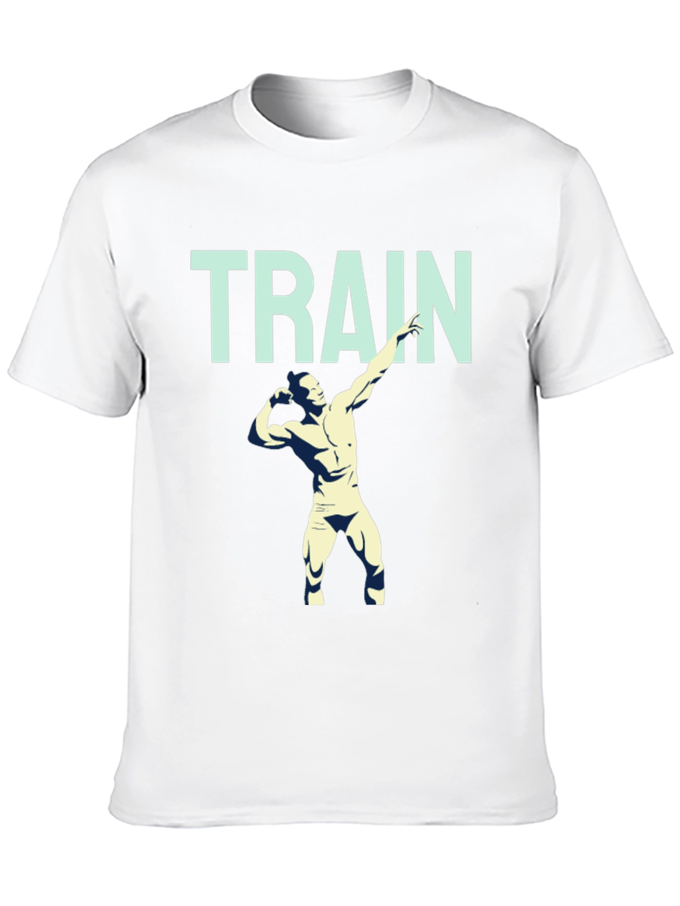 Train Gym T-Shirt Bodybuilder Fitness Workout Tee
