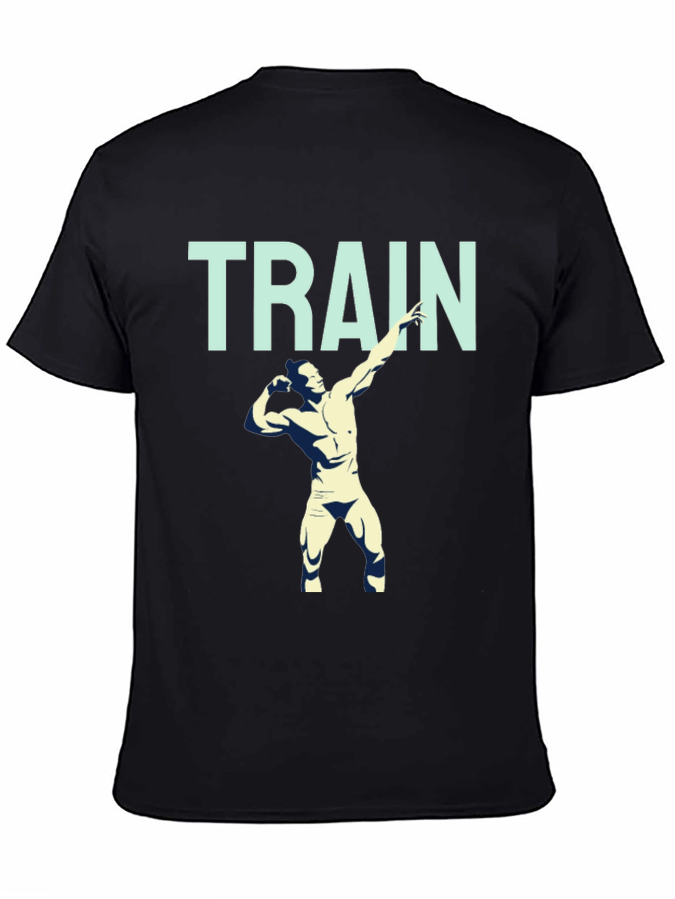 Train Gym T-Shirt Bodybuilder Fitness Workout Tee