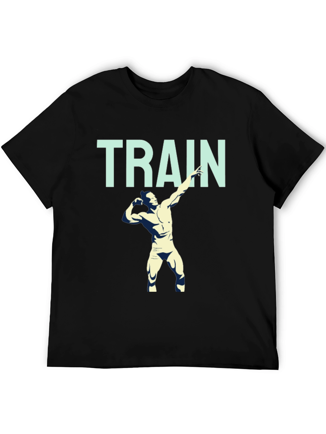 Train Gym T-Shirt Bodybuilder Fitness Workout Tee