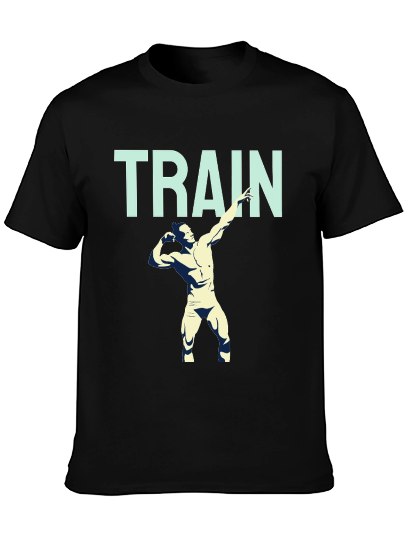 Train Gym T-Shirt Bodybuilder Fitness Workout Tee