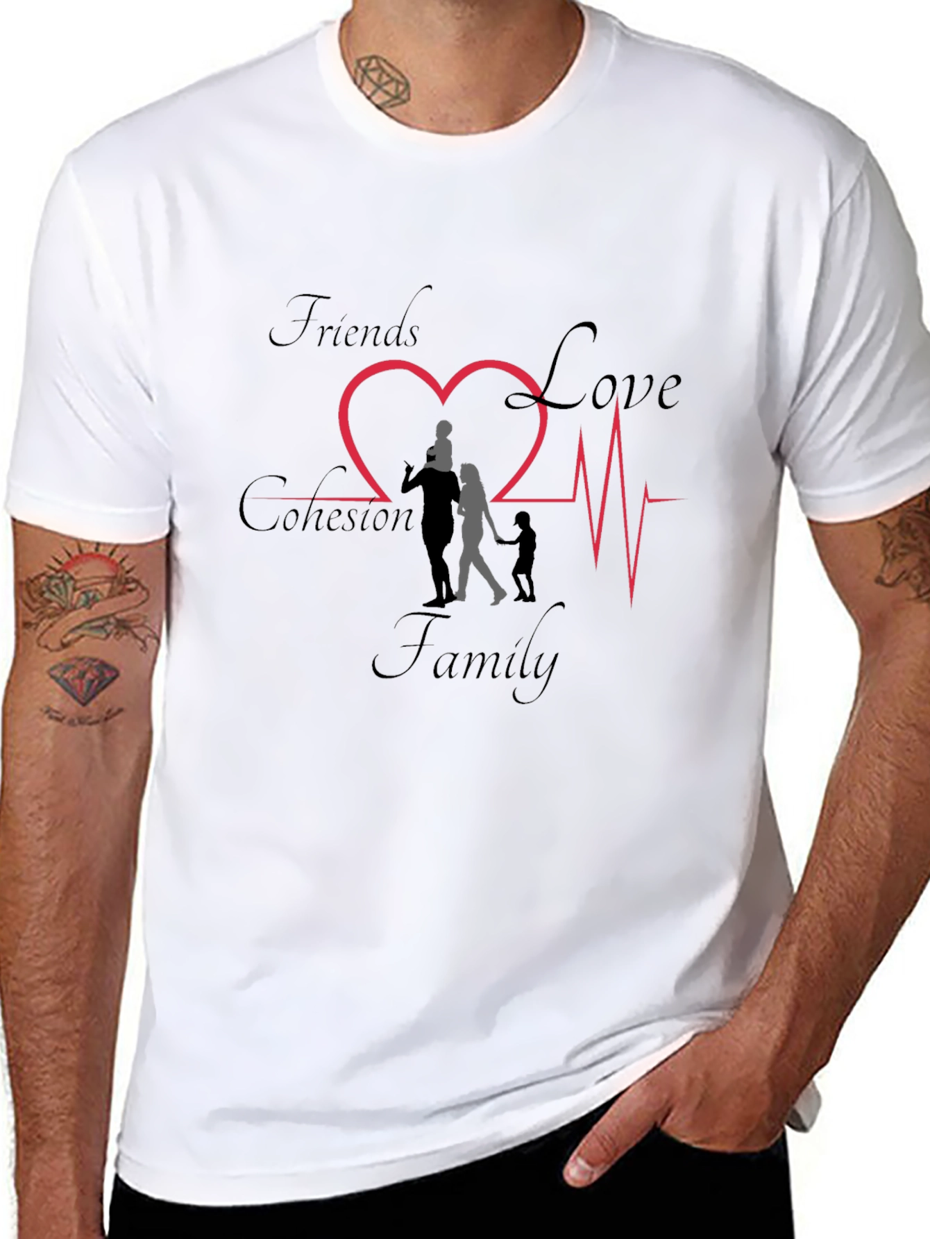 Family Love Cohesion Friends Tee