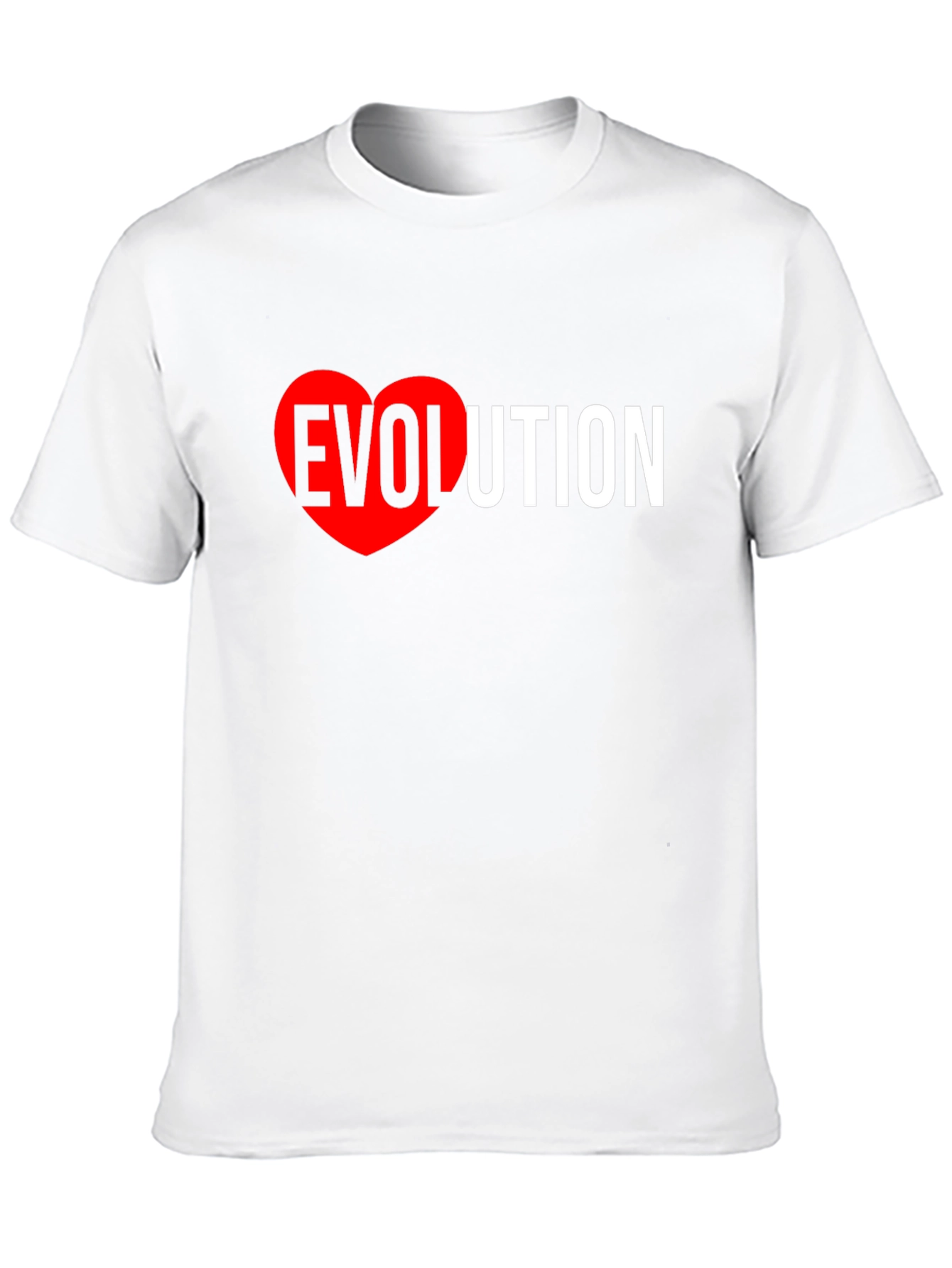 Evolution Heart Graphic T-Shirt