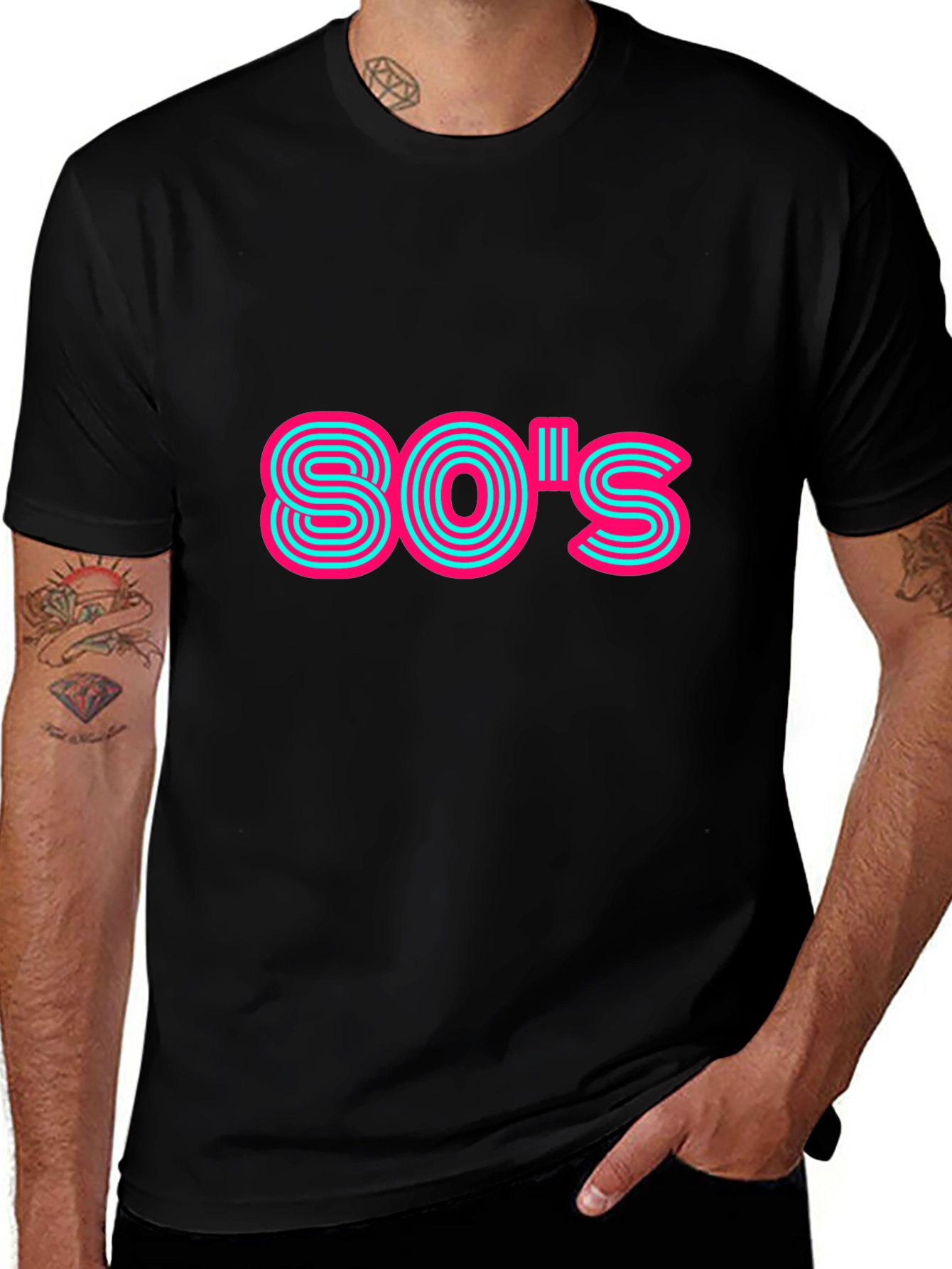Retro 80s Style Graphic T-Shirt