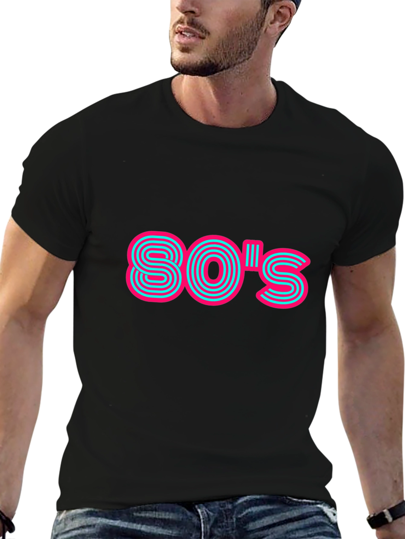Retro 80s Style Graphic T-Shirt