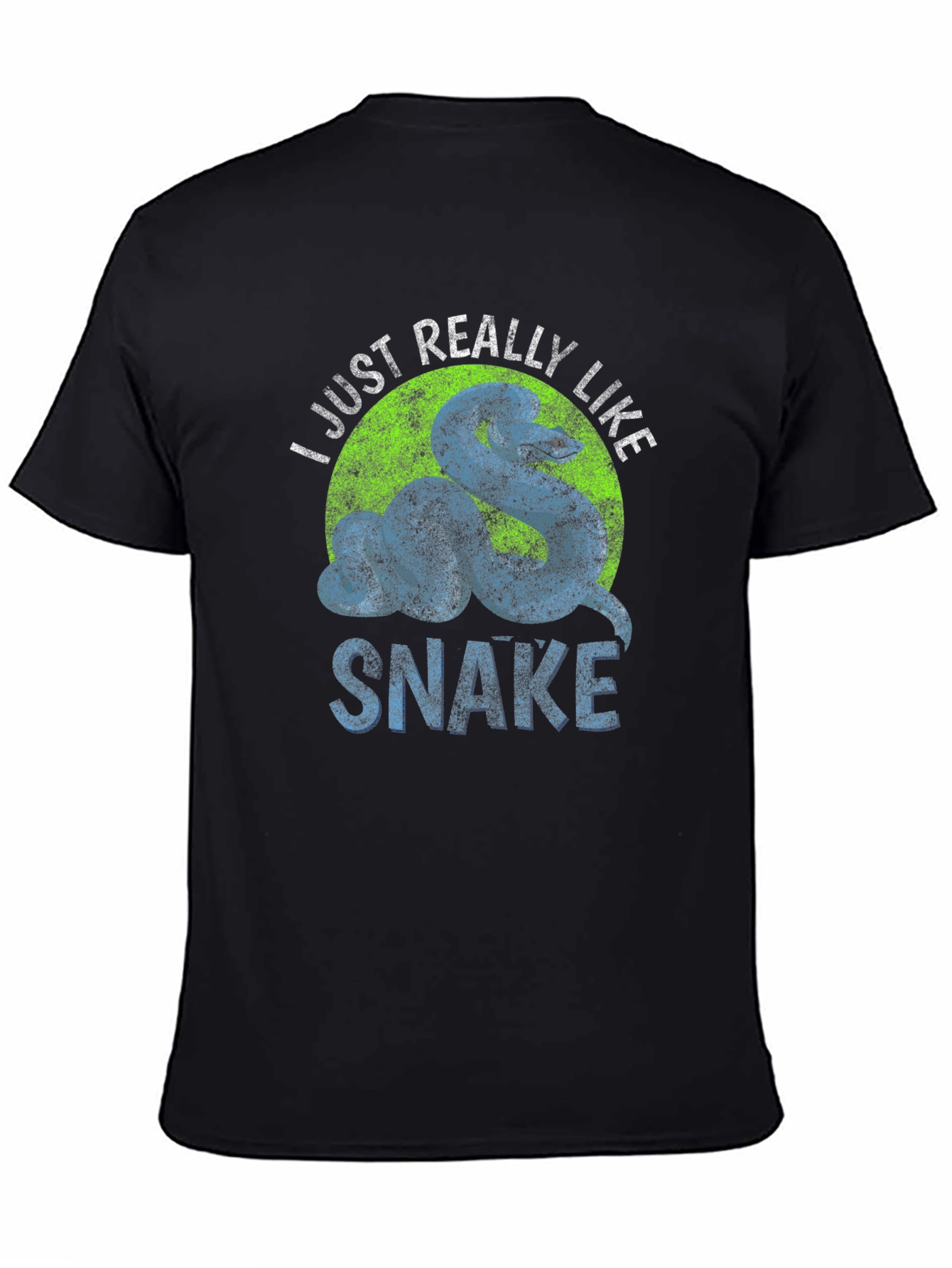 I Just Really Like Snake Graphic T-Shirt