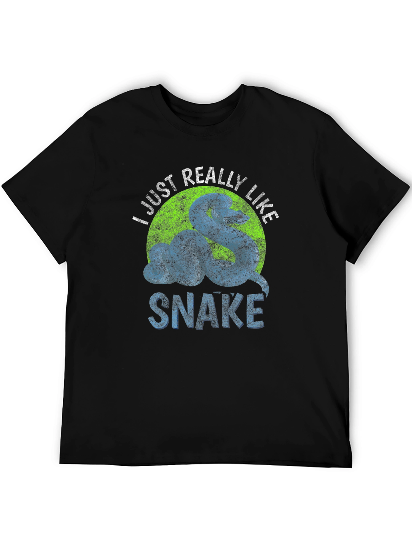I Just Really Like Snake Graphic T-Shirt