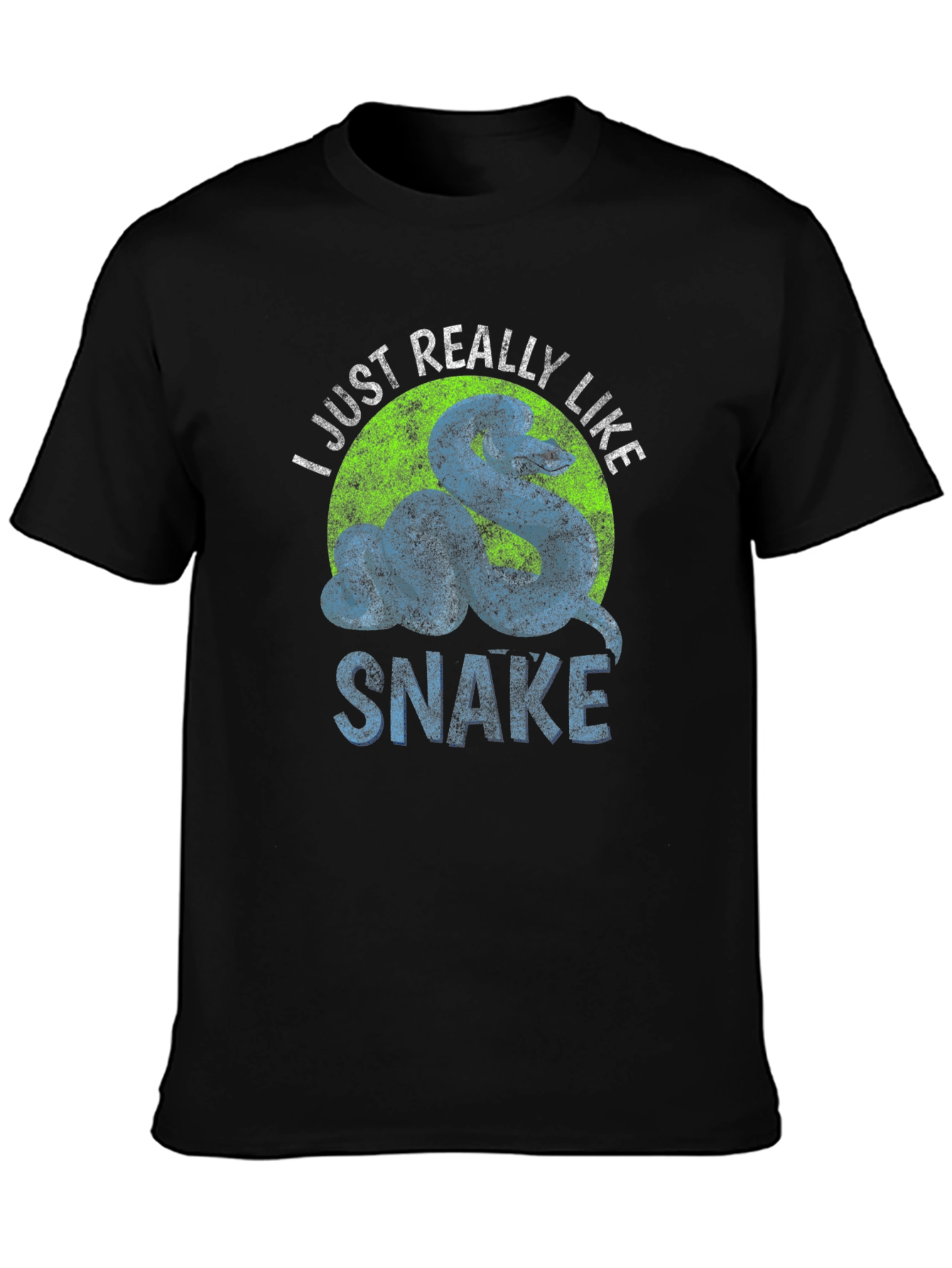 I Just Really Like Snake Graphic T-Shirt