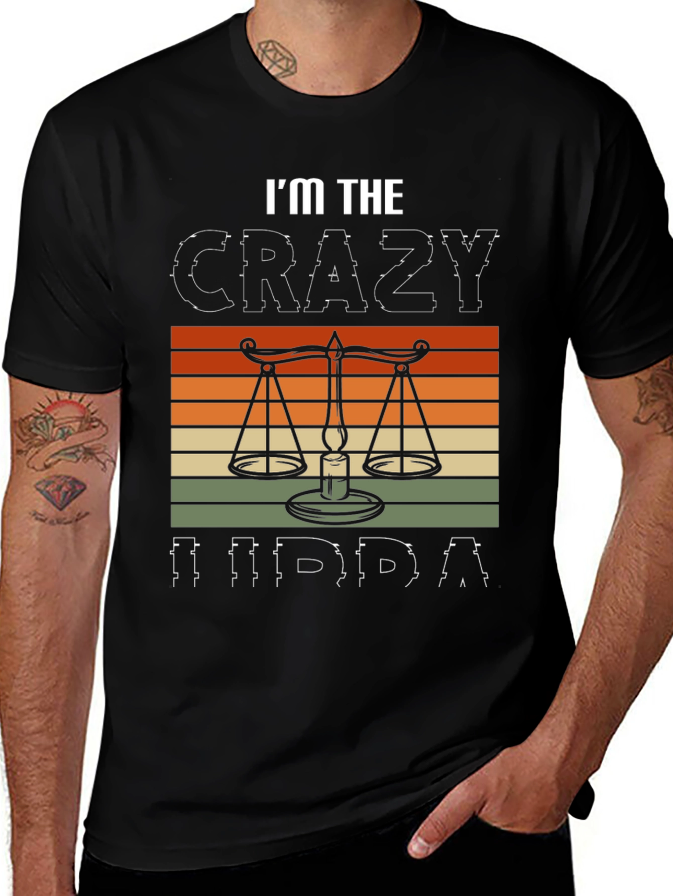 Im The Crazy Libra T-Shirt - Zodiac Sign Tee