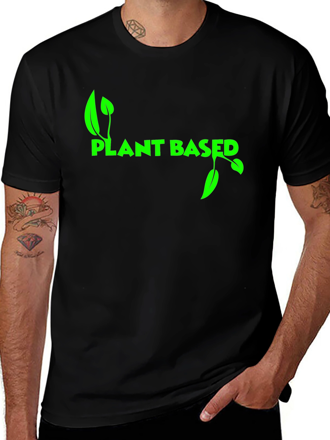 Plant Based Graphic Tee - Vegan T-Shirt